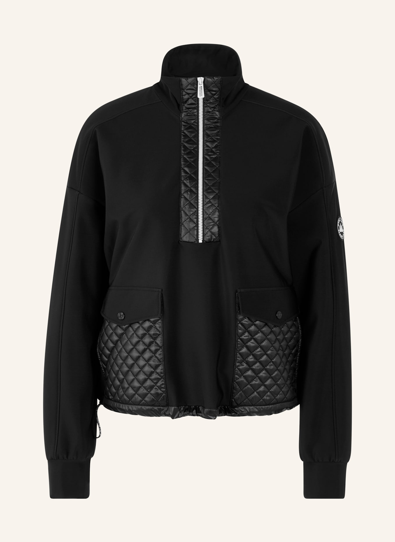 MARC CAIN Sweat-Shirt: SCHWARZ