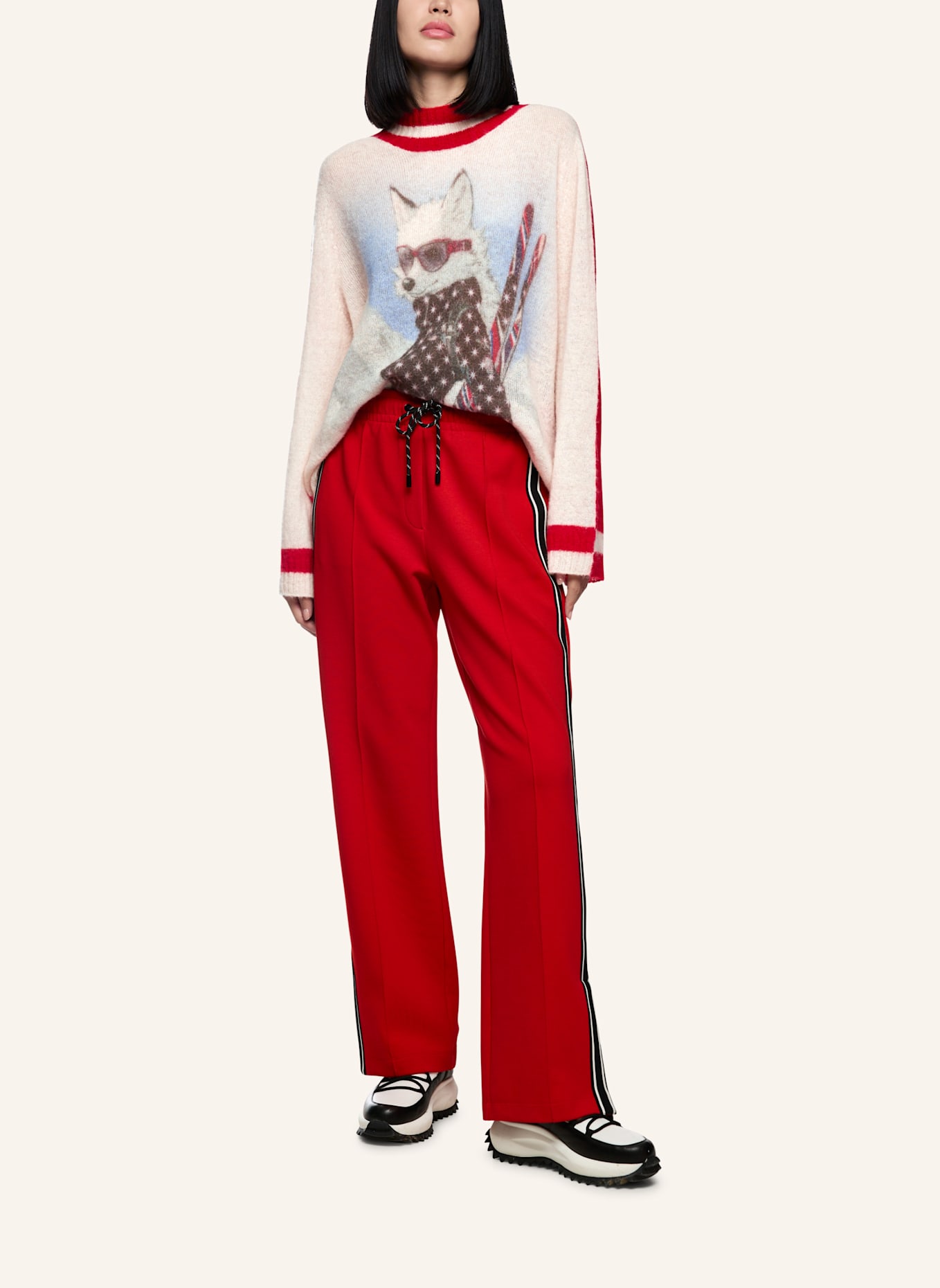 MARC CAIN Pullover: ROT