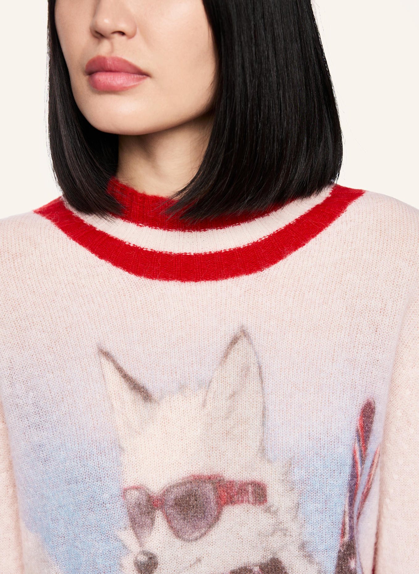 MARC CAIN Pullover: ROT