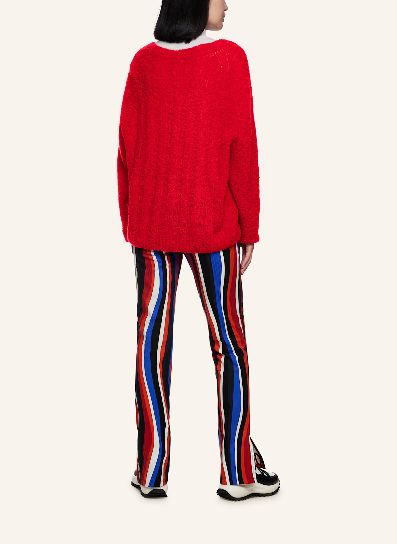 MARC CAIN Pullover mit Alpaka: ROT