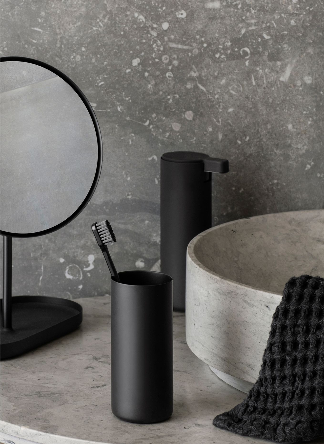 blomus Kosmetikspiegel MODO: SCHWARZ