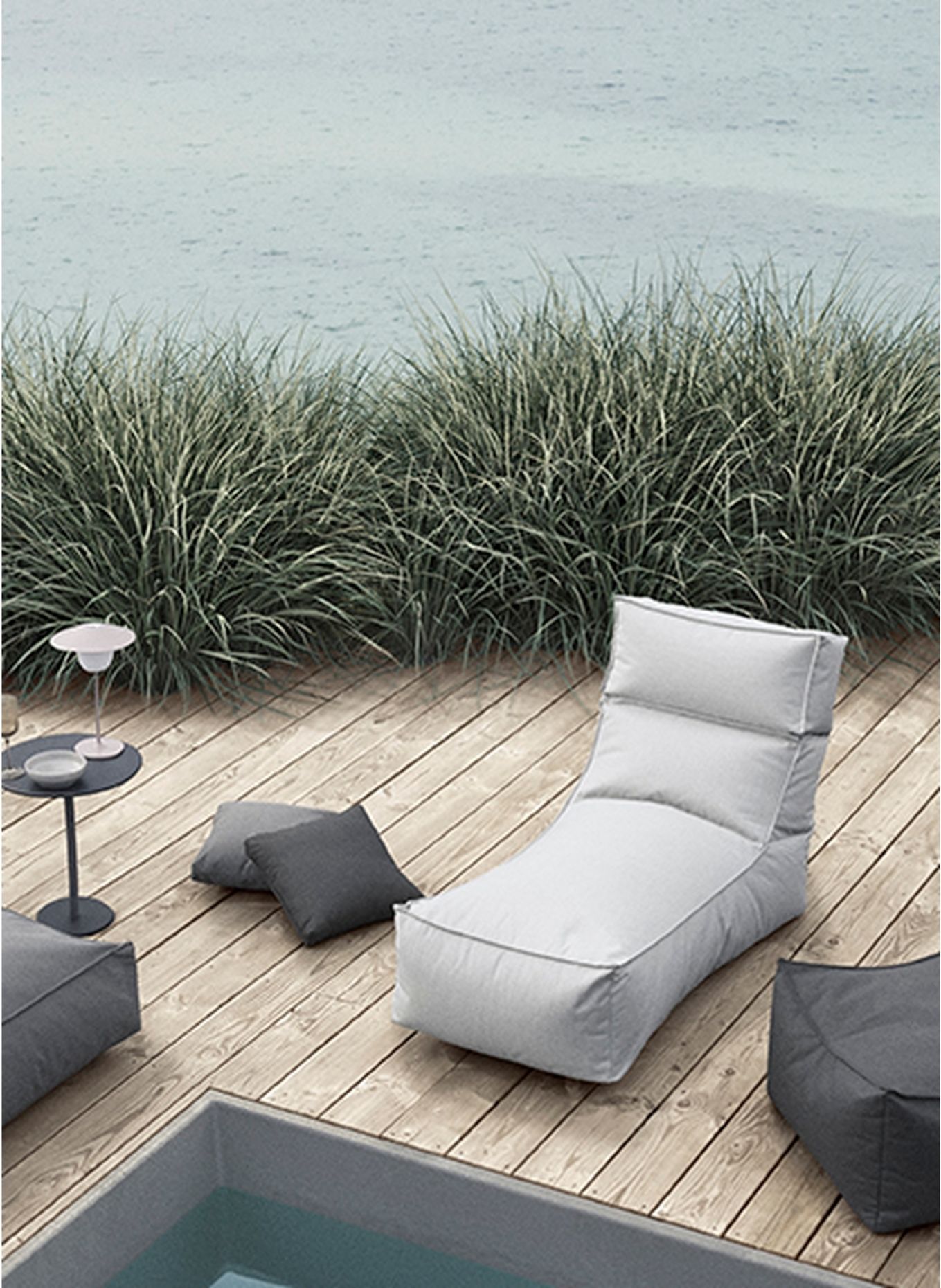 blomus Dekokissen STAY: TAUPE / BRAUN