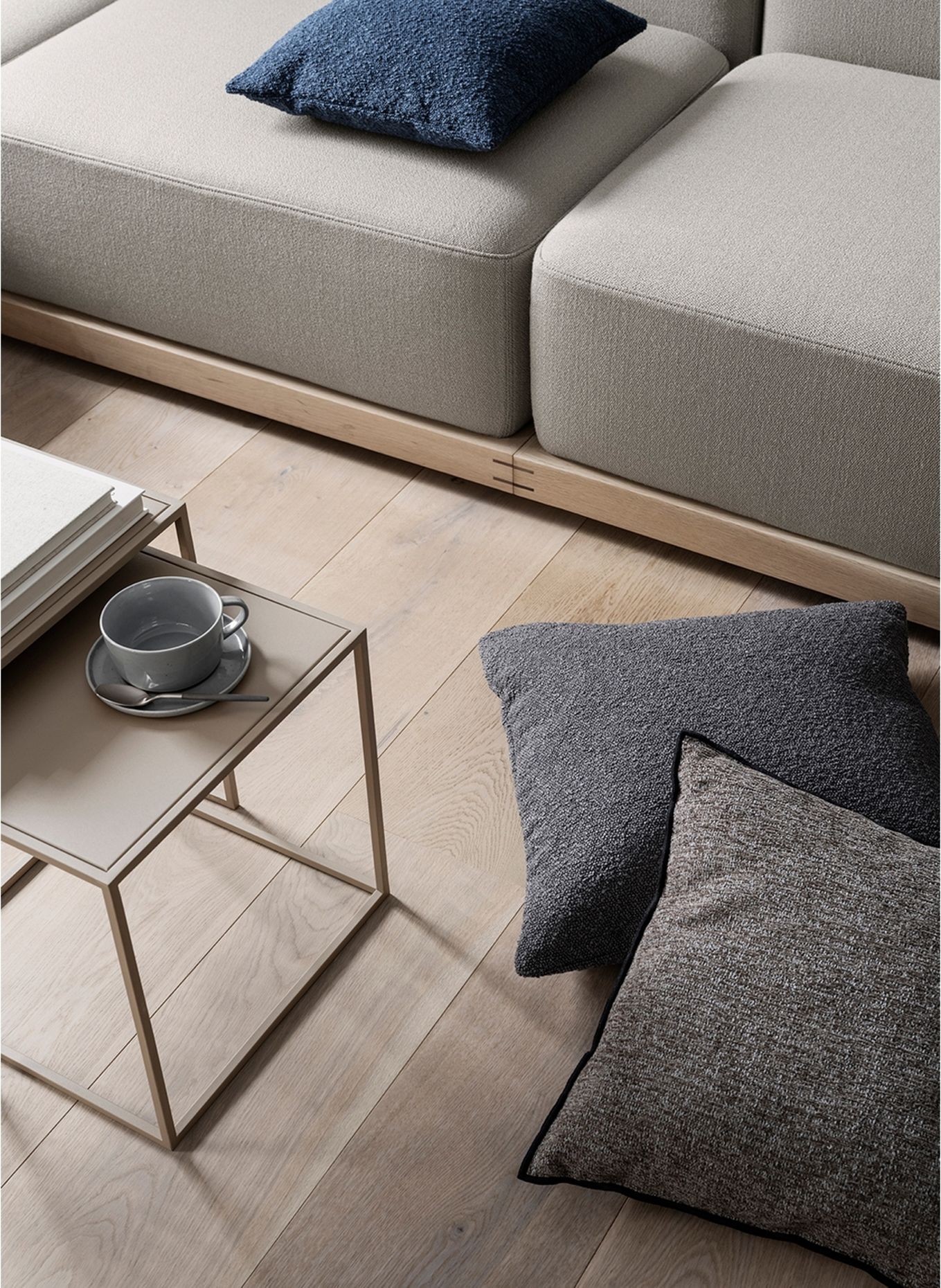 blomus Set 2 Beistelltische FERA: BRAUN