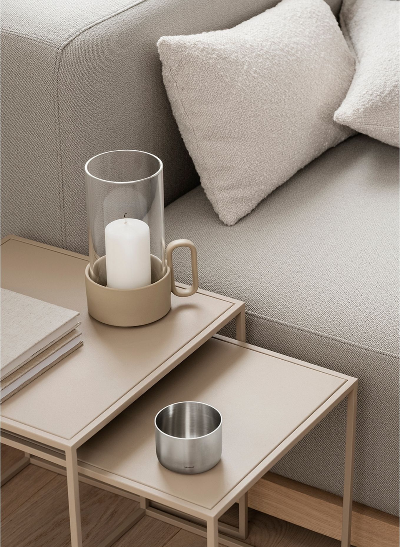 blomus Set 2 Beistelltische FERA: BRAUN