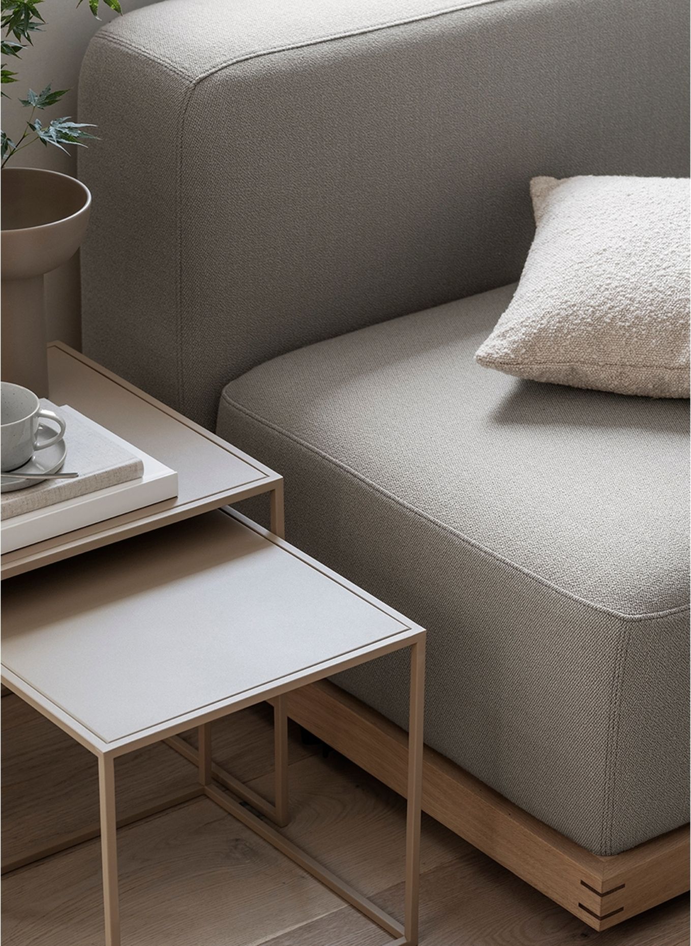 blomus Set 2 Beistelltische FERA: BRAUN