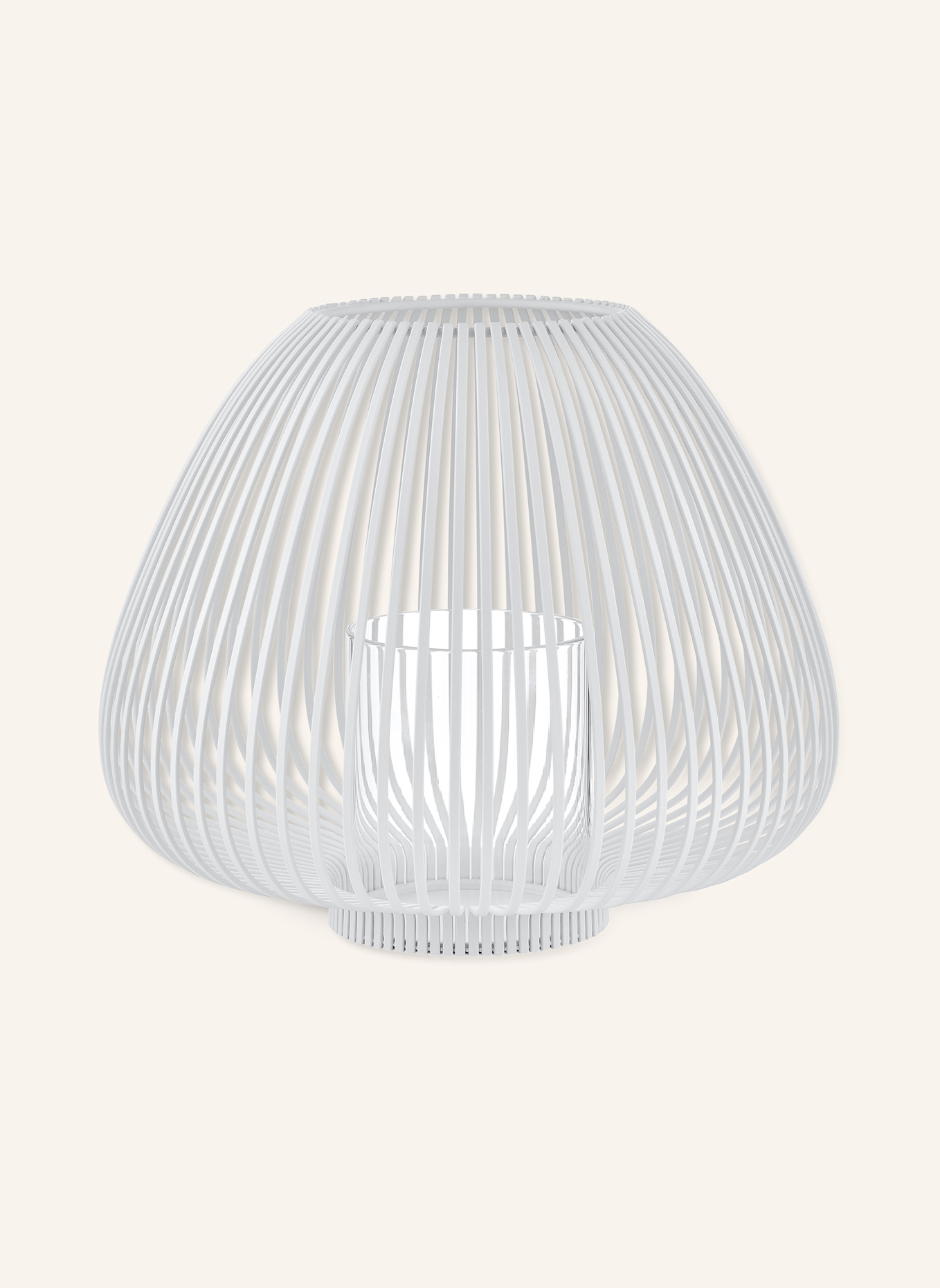 blomus Laterne M LYVA: WEISS