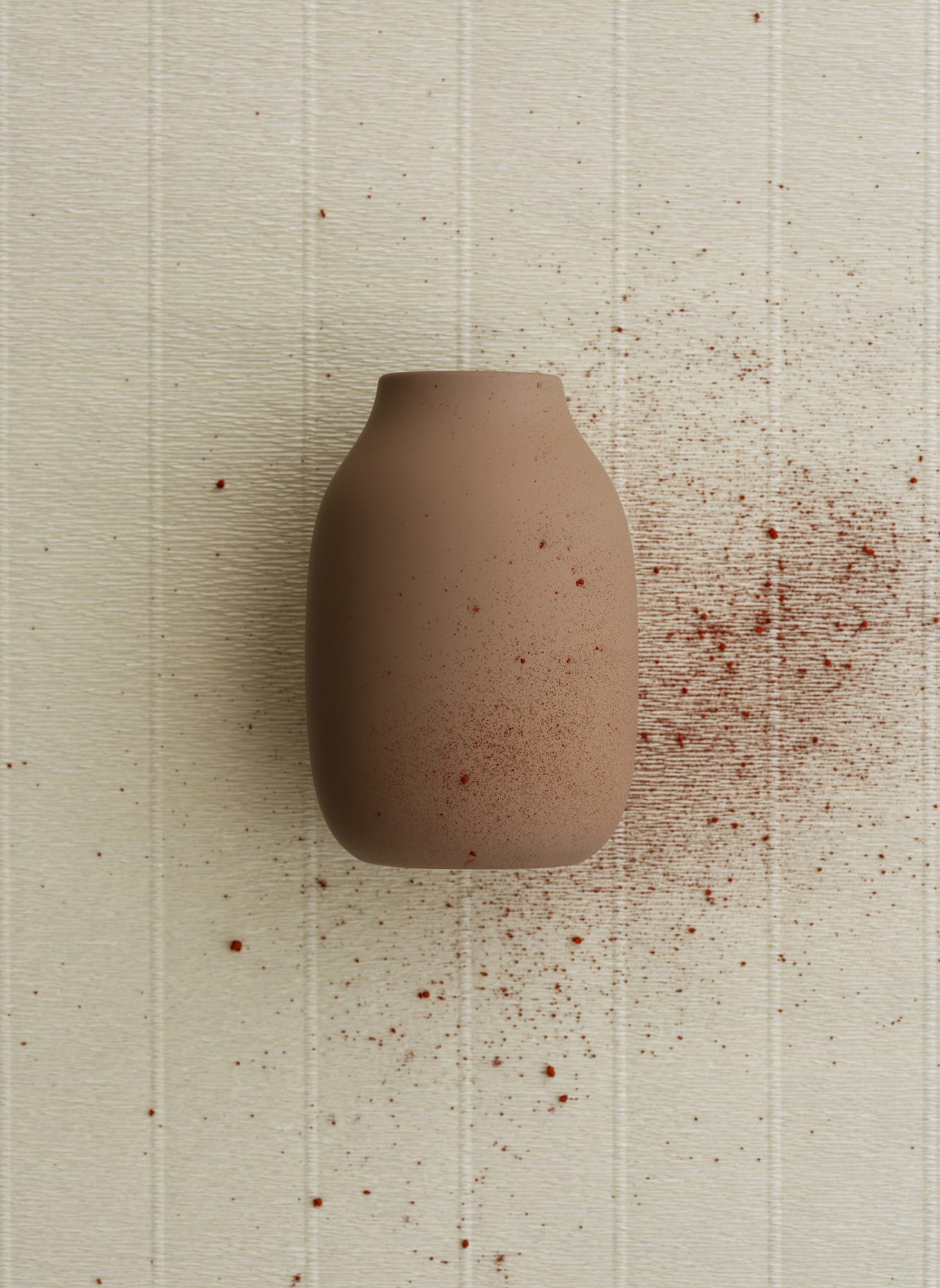 blomus Vase COLORA: BRAUN