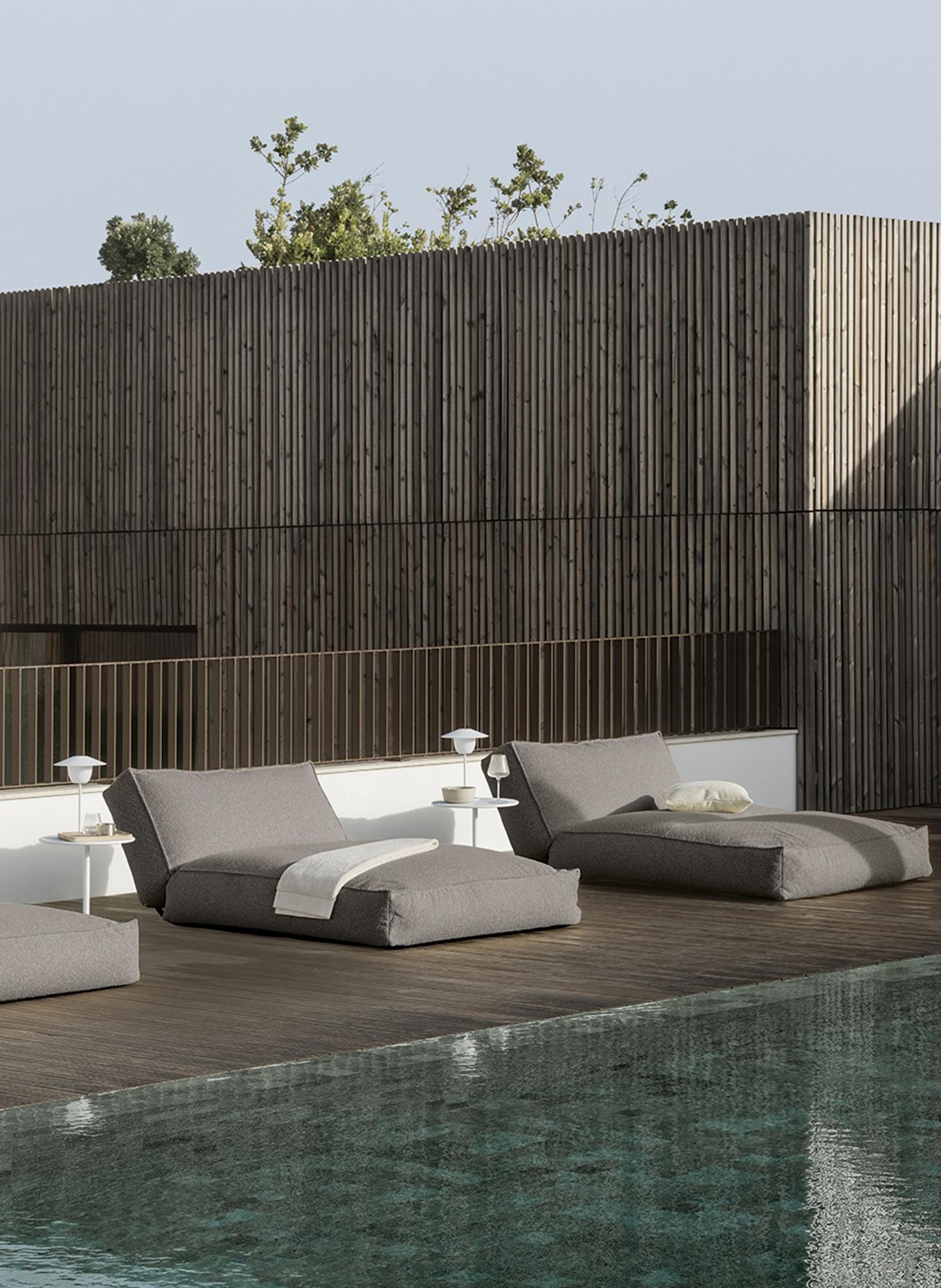 blomus Outdoor-Bett STAY: DUNKELBRAUN