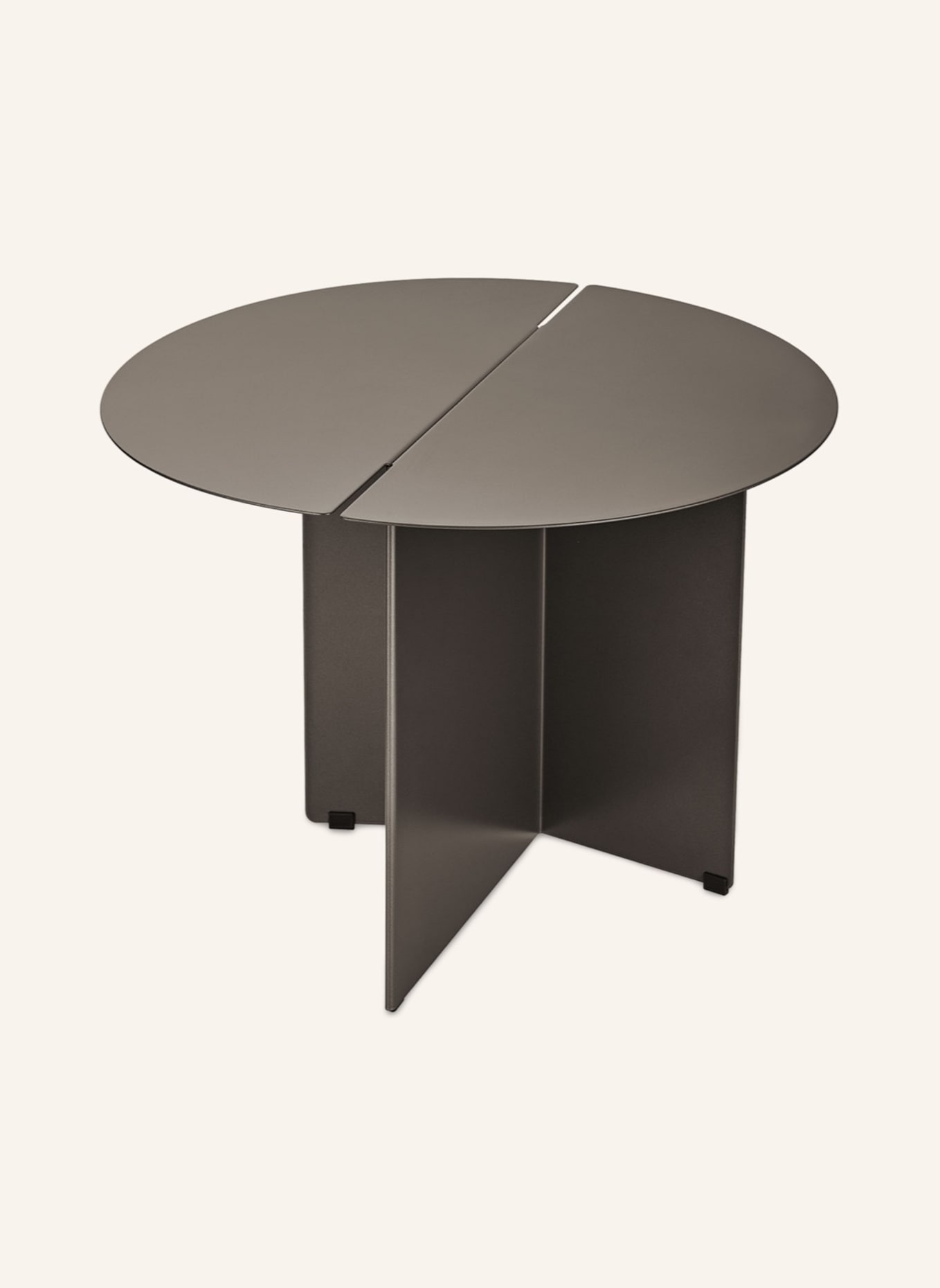 blomus Beistelltisch ORU: DUNKELBRAUN/ DUNKELGRAU