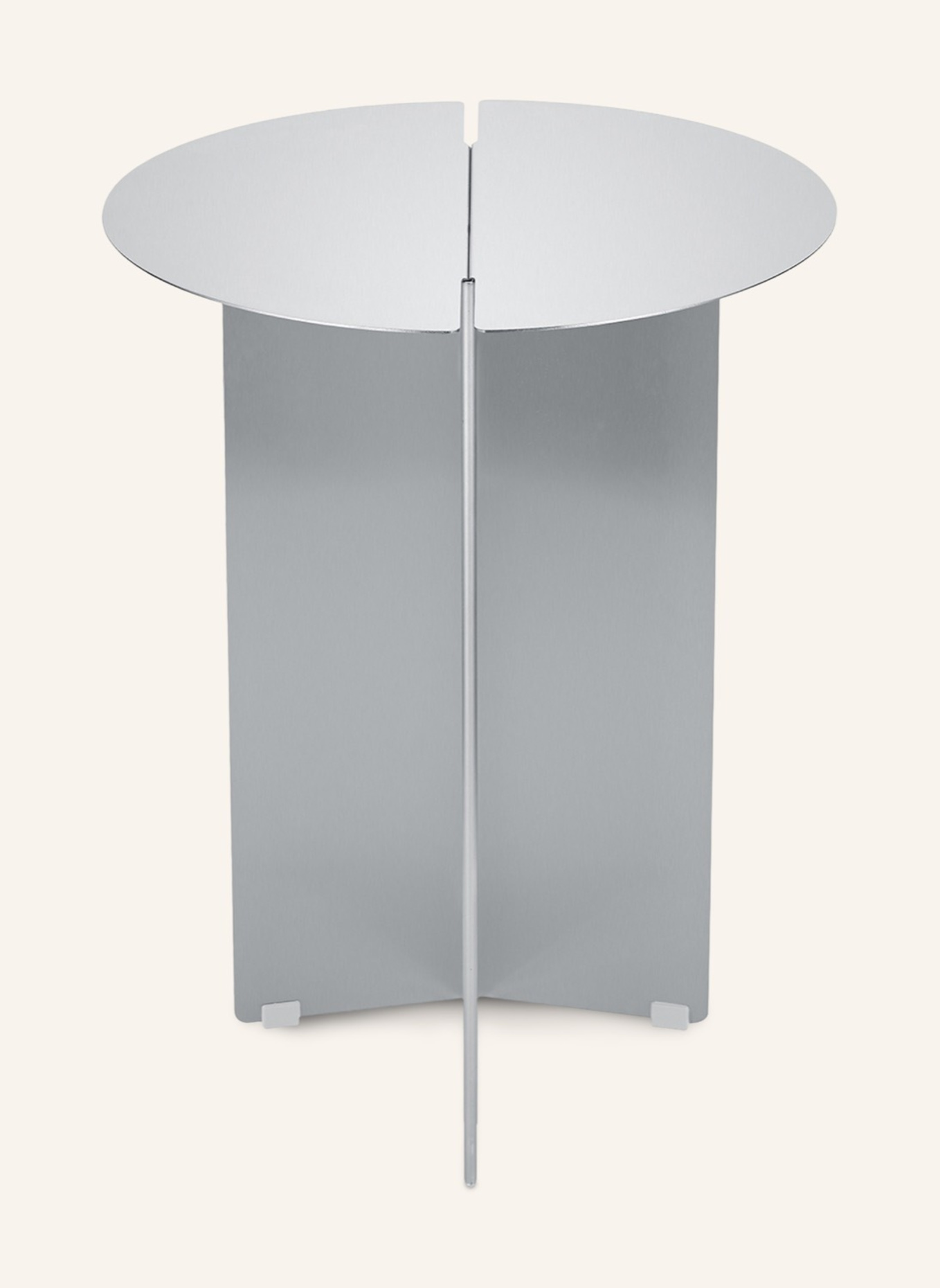blomus Beistelltisch ORU: SILBER/ HELLGRAU