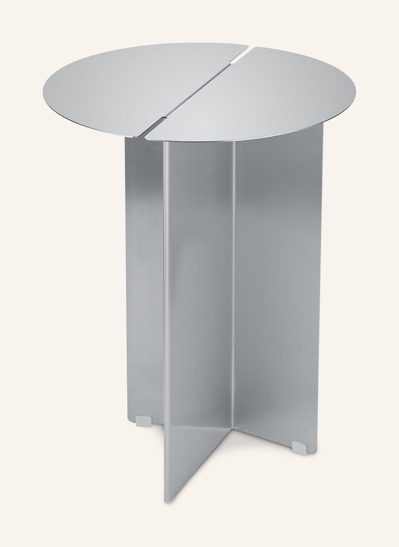 blomus Beistelltisch ORU: SILBER/ HELLGRAU