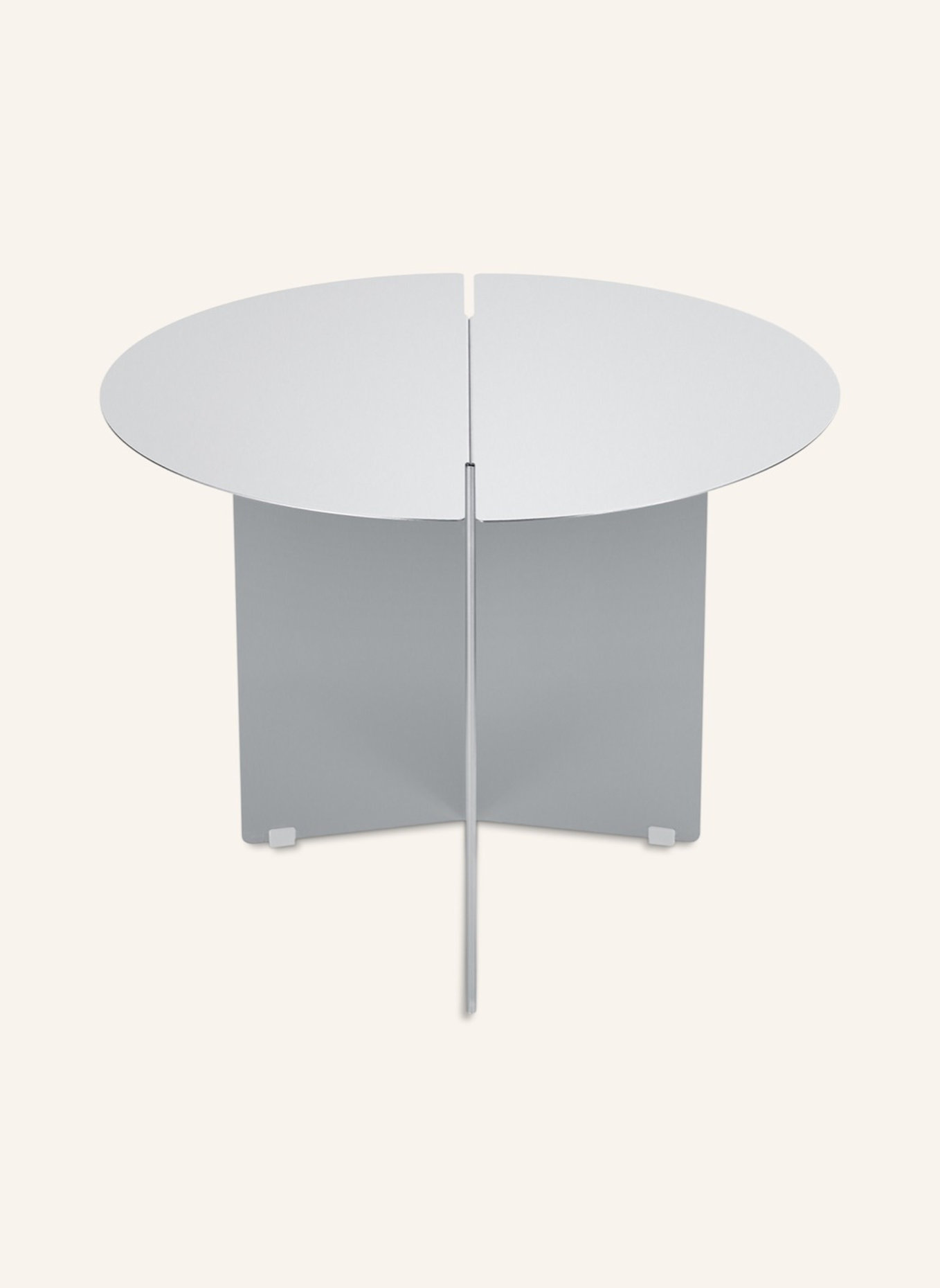 blomus Beistelltisch ORU: SILBER/ HELLGRAU