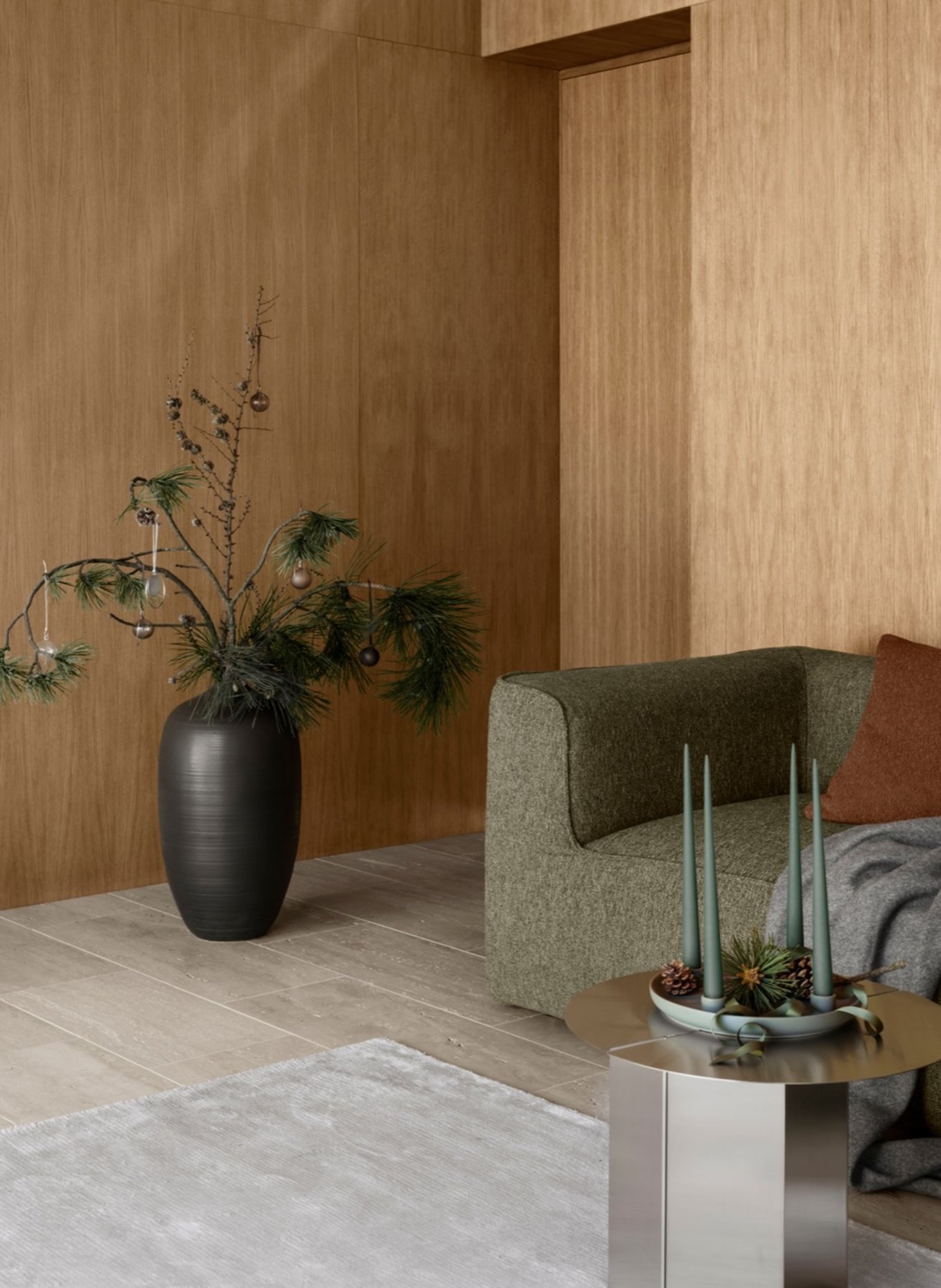 blomus Decke AHWI: GRAU