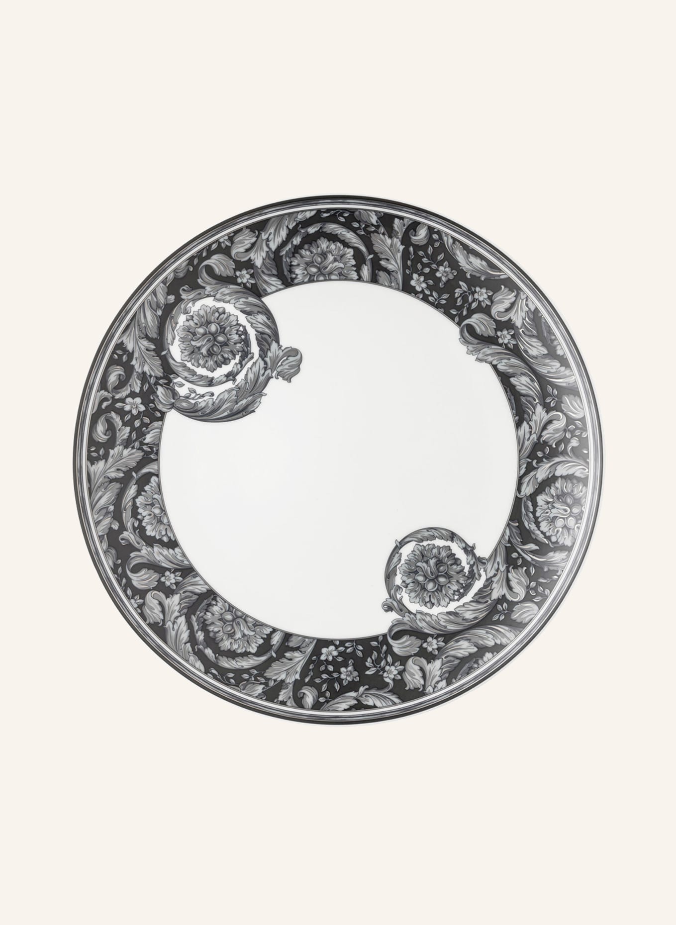 Rosenthal meets VERSACE Speiseteller BAROCCO HAZE: SCHWARZ