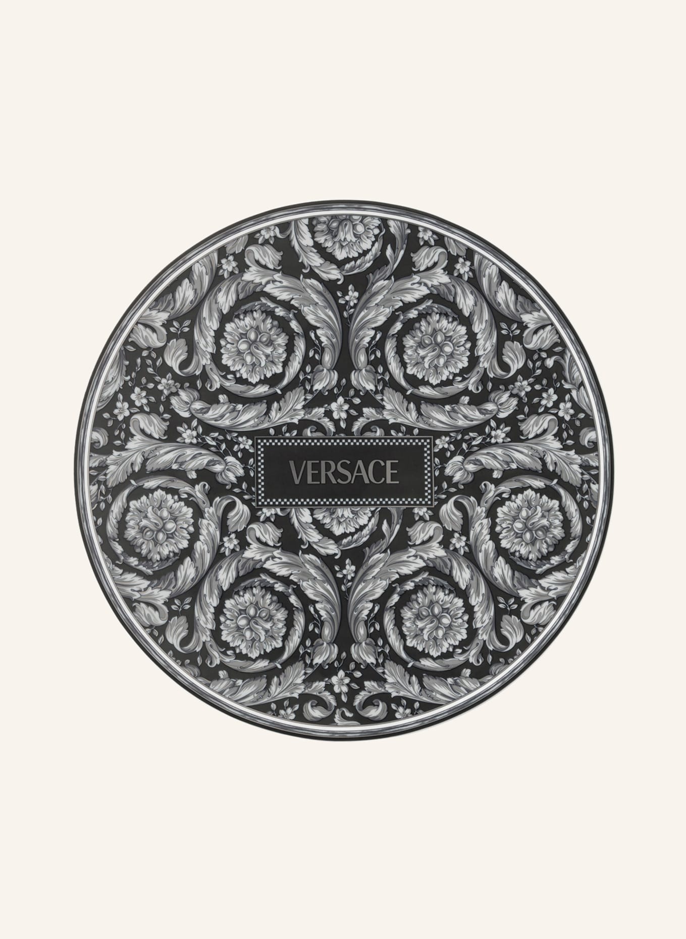 Rosenthal meets VERSACE Platzteller BAROCCO HAZE: SCHWARZ