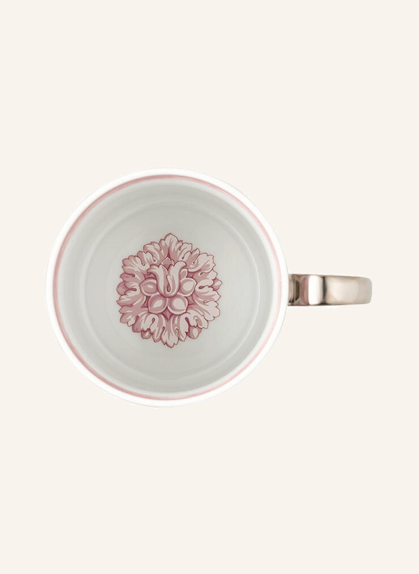 Rosenthal meets VERSACE Henkelbecher BAROCCO ROSE: ROSÉ