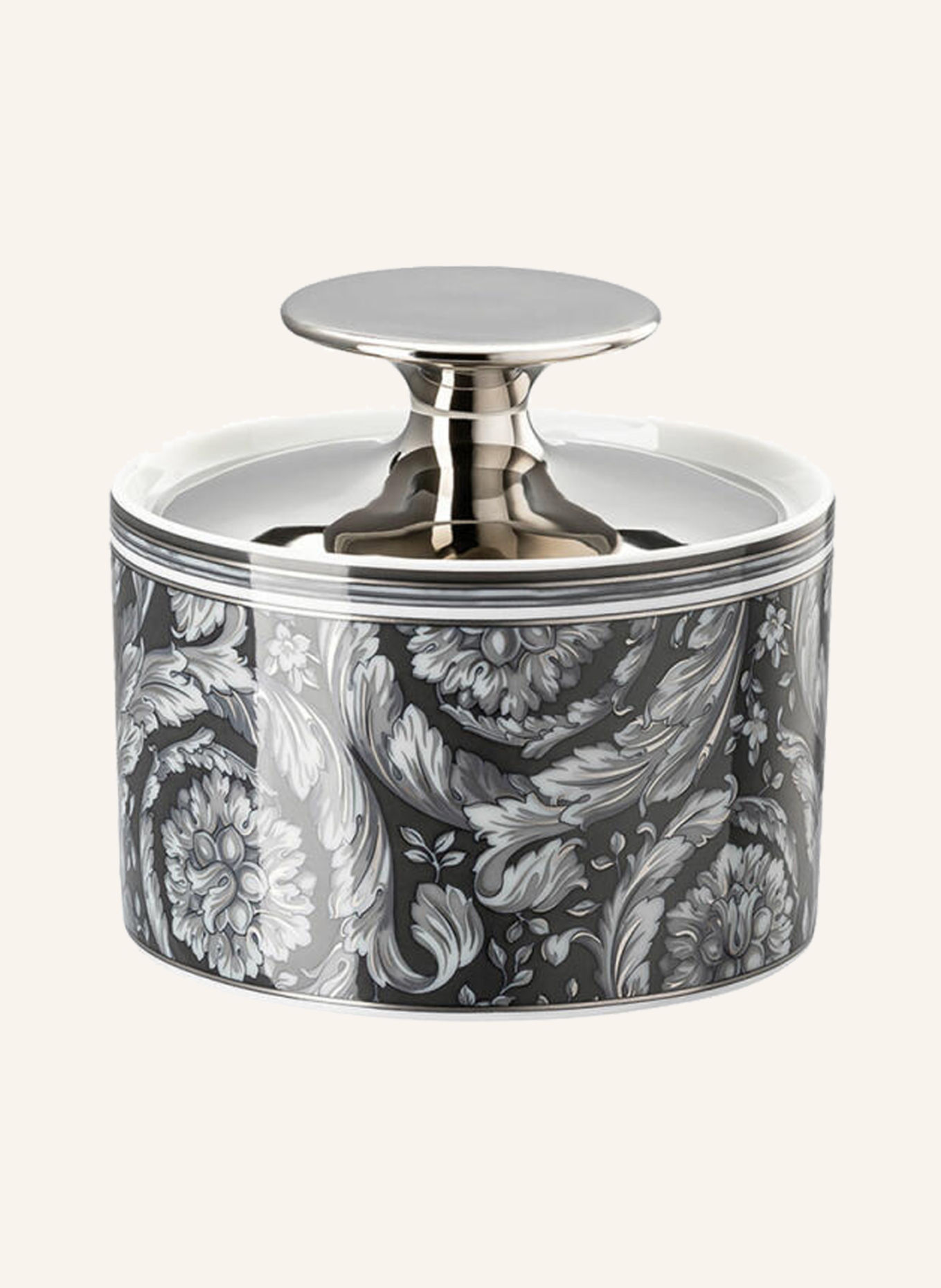 Rosenthal meets VERSACE Zuckerdose BAROCCO HAZE: SCHWARZ
