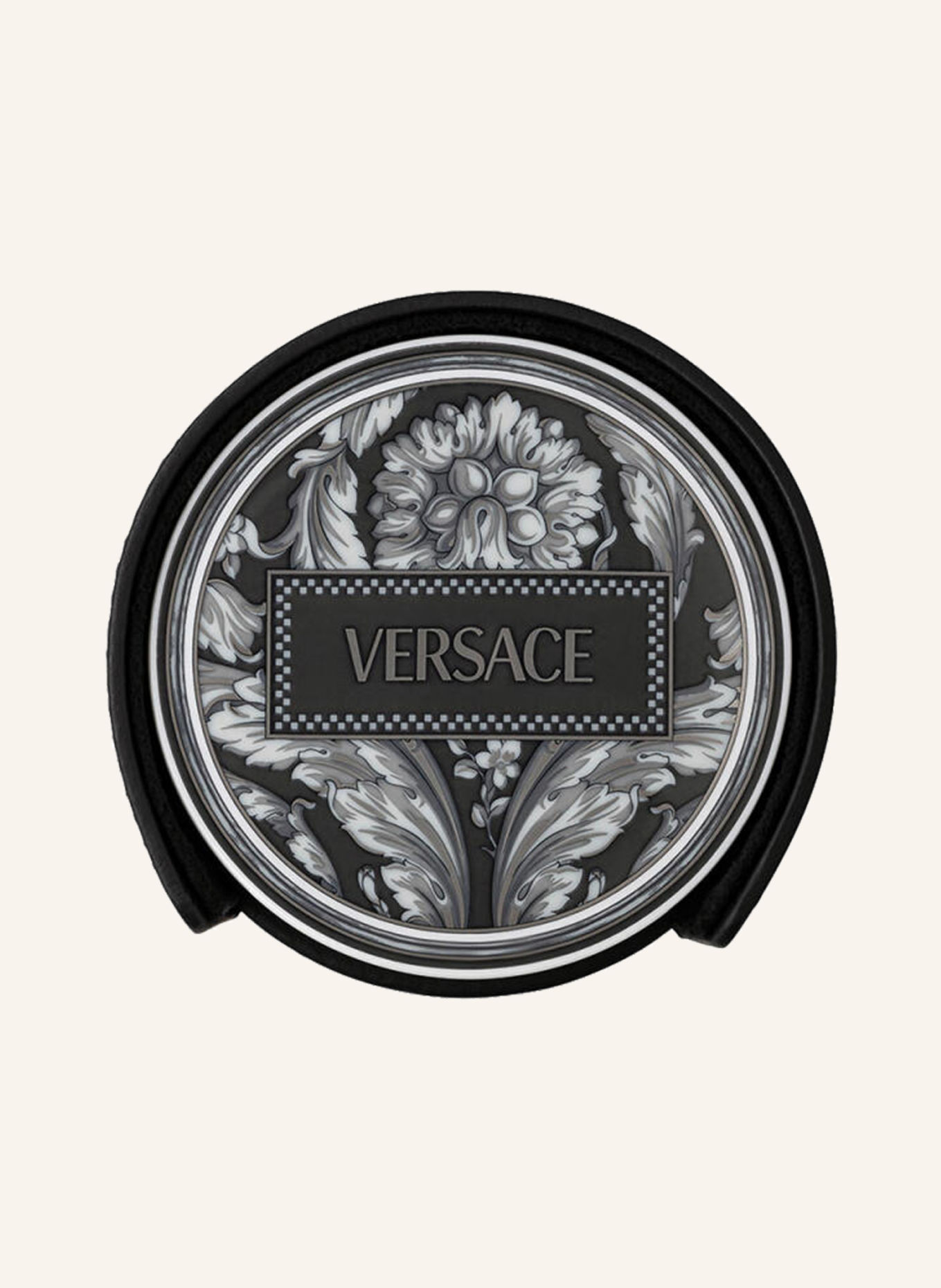 Rosenthal meets VERSACE Untersetzer 4er Set BAROCCO HAZE: SCHWARZ