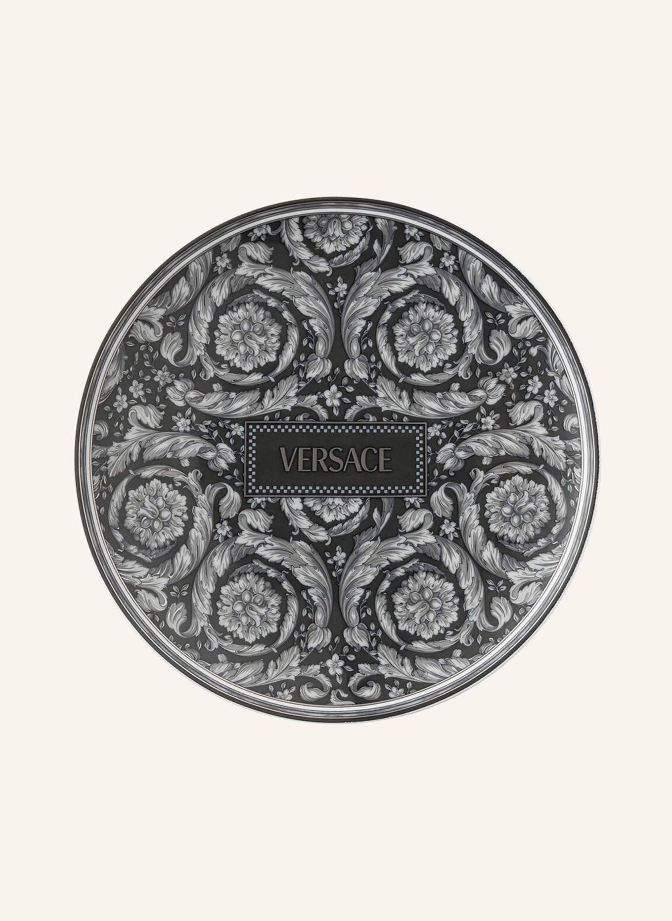Rosenthal meets VERSACE Brotteller BAROCCO HAZE: SCHWARZ