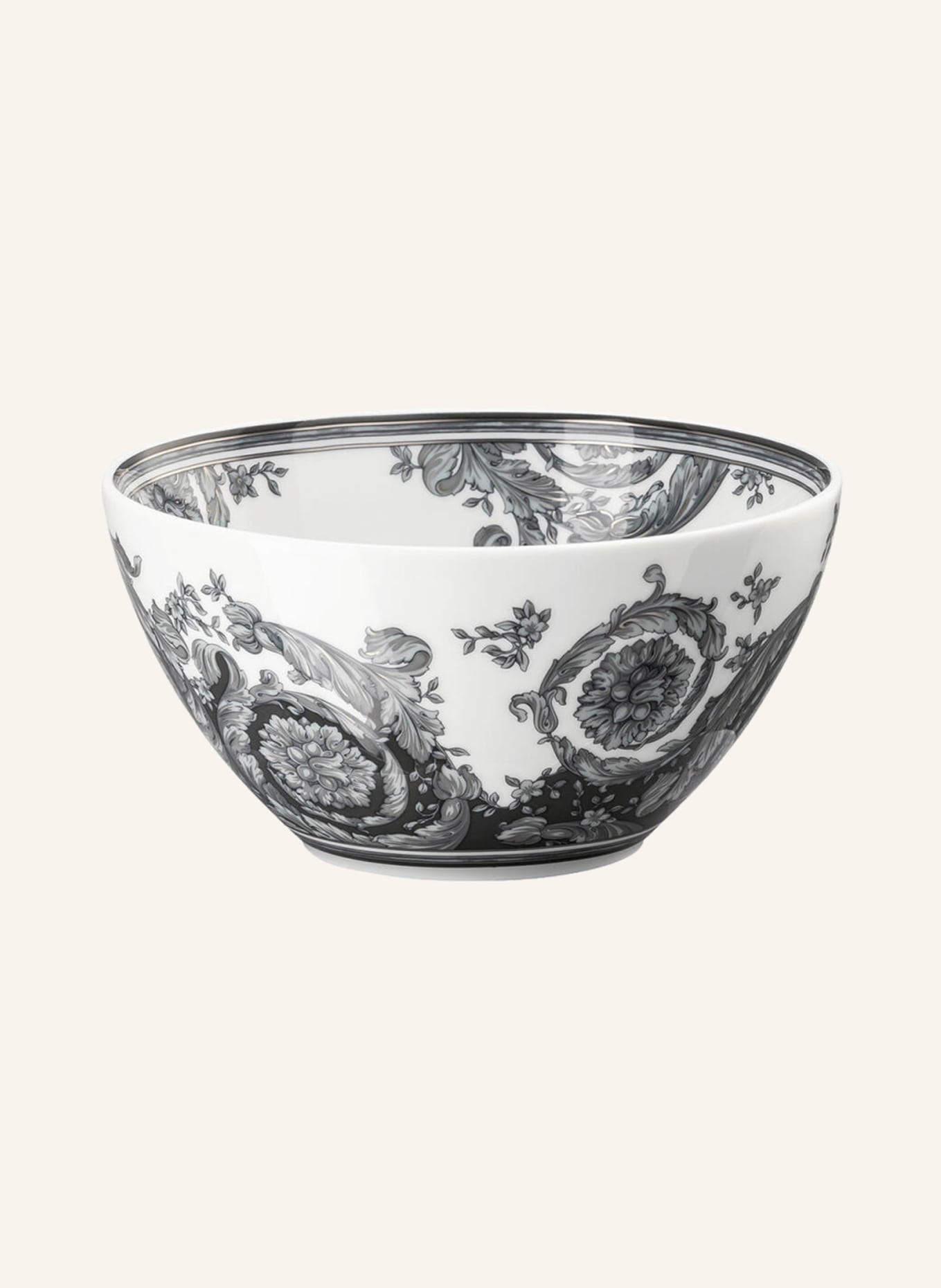 Rosenthal meets VERSACE Bowl BAROCCO HAZE: SCHWARZ