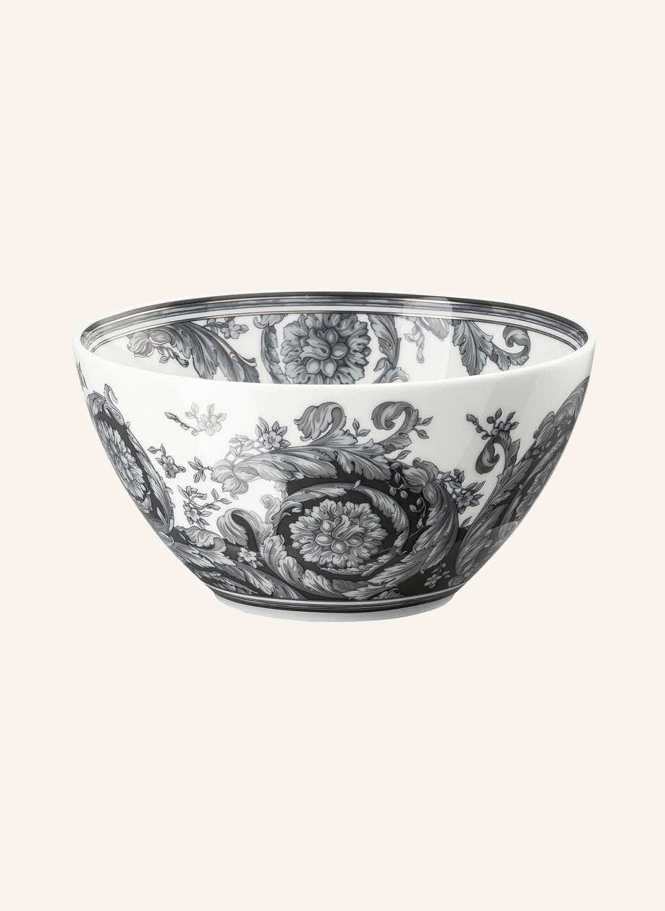 Rosenthal meets VERSACE Bowl BAROCCO HAZE: SCHWARZ
