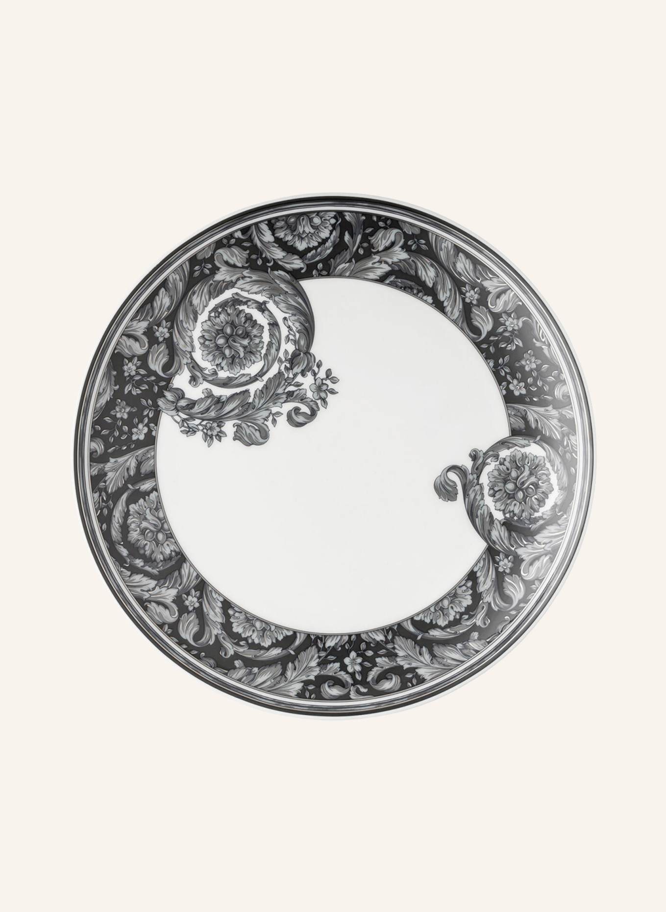 Rosenthal meets VERSACE Frühstücksteller BAROCCO HAZE: SCHWARZ