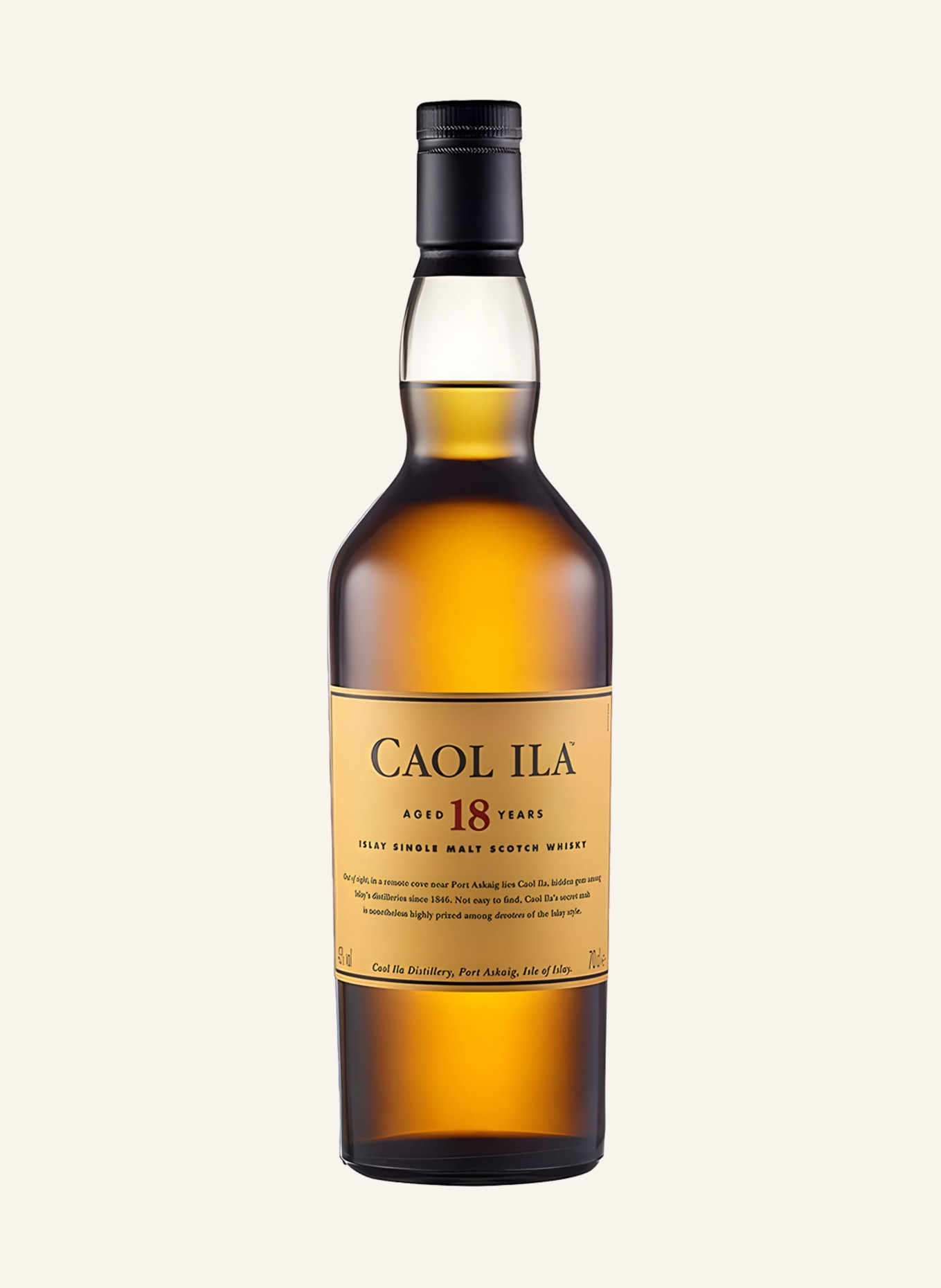 CAOL ILA Single Malt Whisky 18 YEARS ISLAY, Farbe: GOLD (Bild 2)