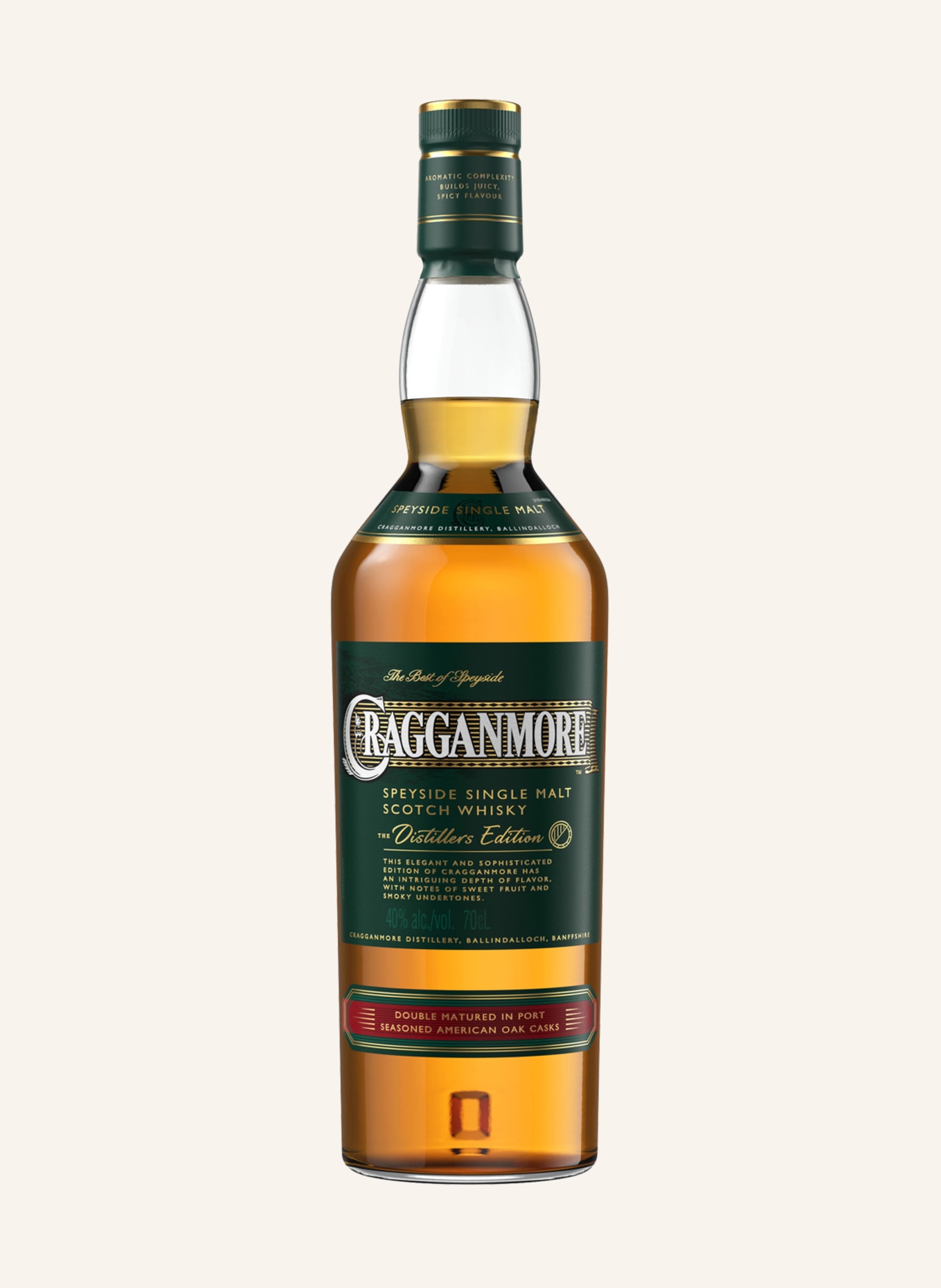 CRAGGANMORE Single Malt Whisky DISTILLERS EDITION, Farbe: GOLD (Bild 2)