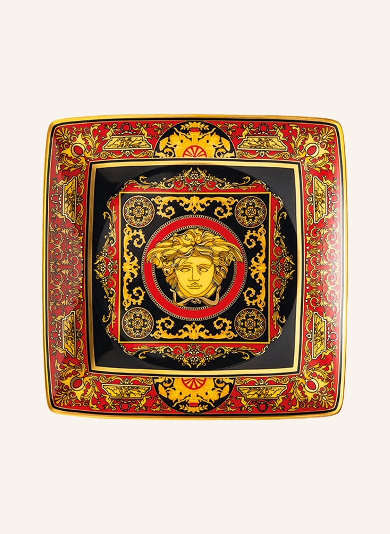 Rosenthal meets VERSACE Schale MEDUSA SQUARE, Farbe: GOLD (Bild 1)