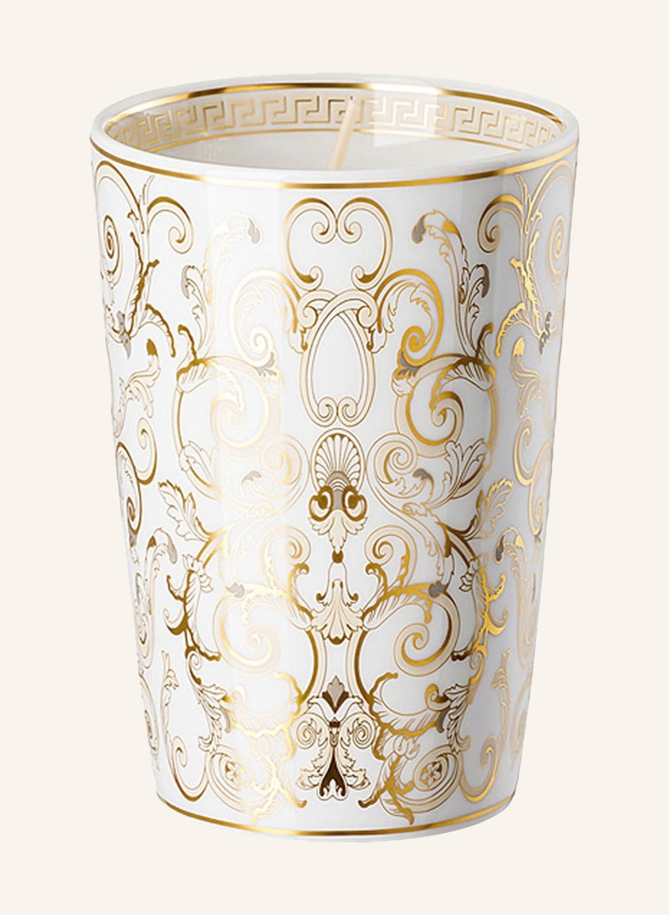 Rosenthal meets VERSACE Tischlicht mit Duftwachs MEDUSA GALA, Farbe: WEISSGOLD (Bild 2)