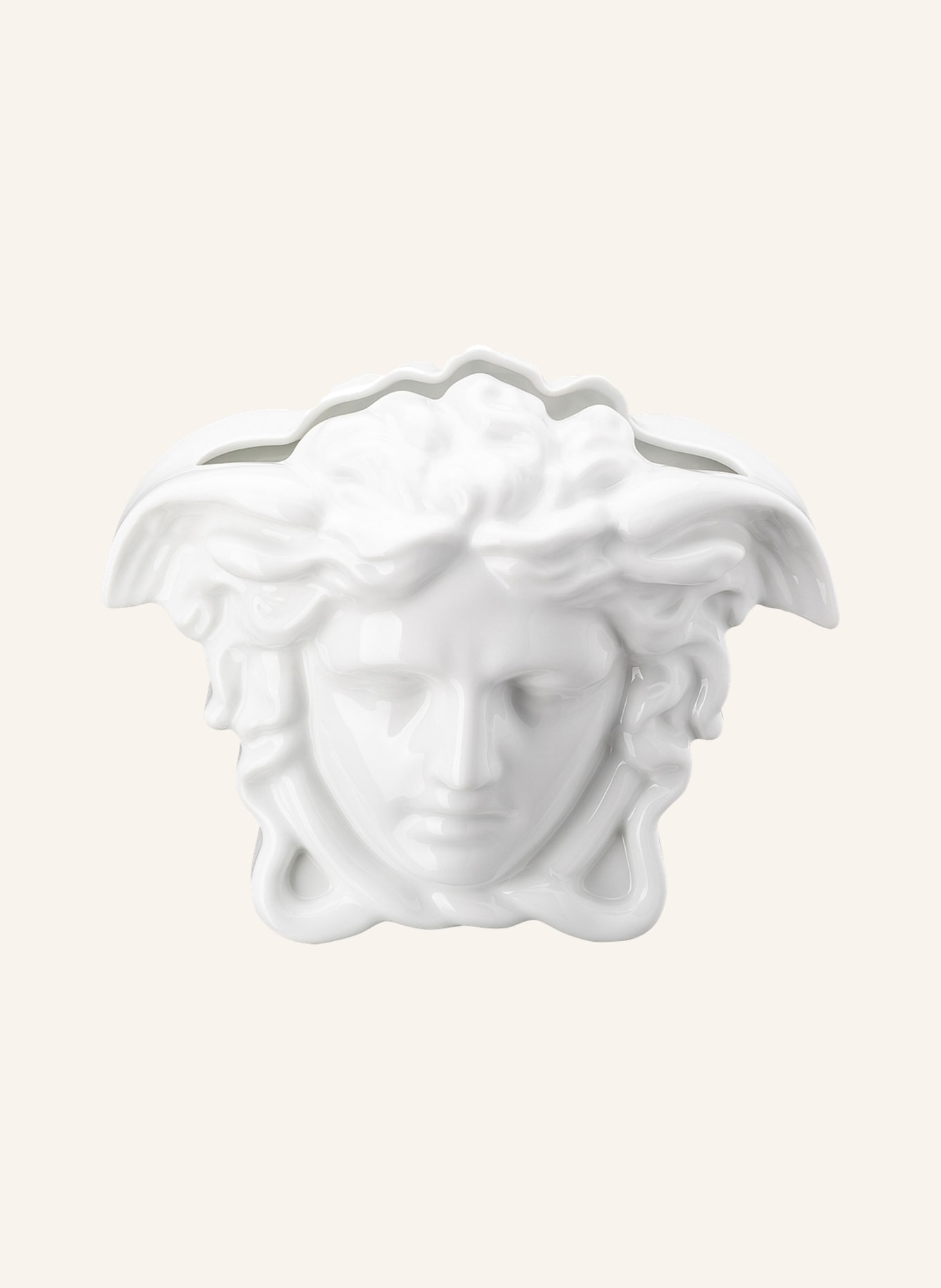 Rosenthal meets VERSACE Vase MEDUSA GRANDE WHITE, Farbe: WEISS (Bild 1)