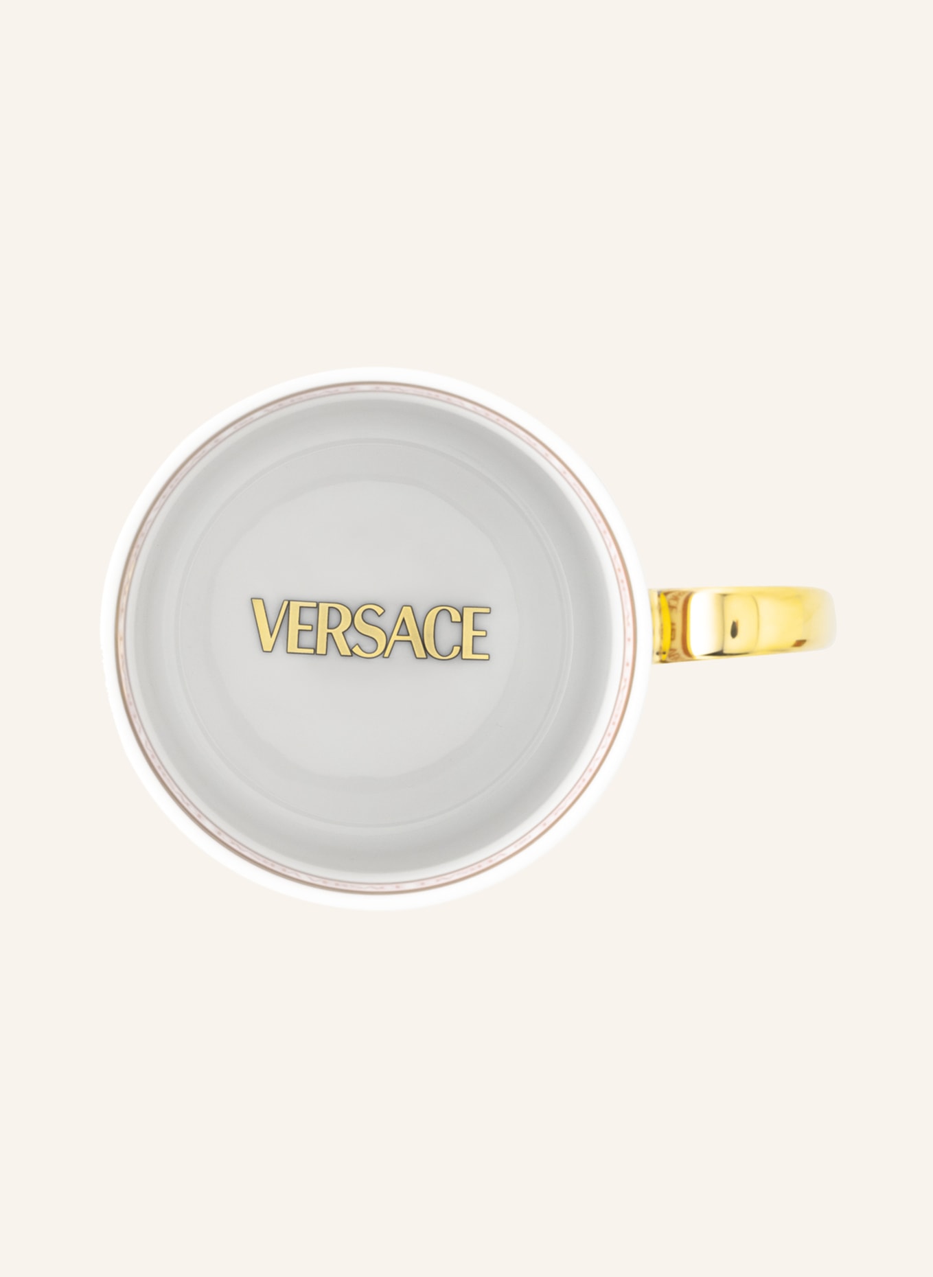 Rosenthal meets VERSACE Henkelbecher LA GRECA SIGNATURE RED: GOLD