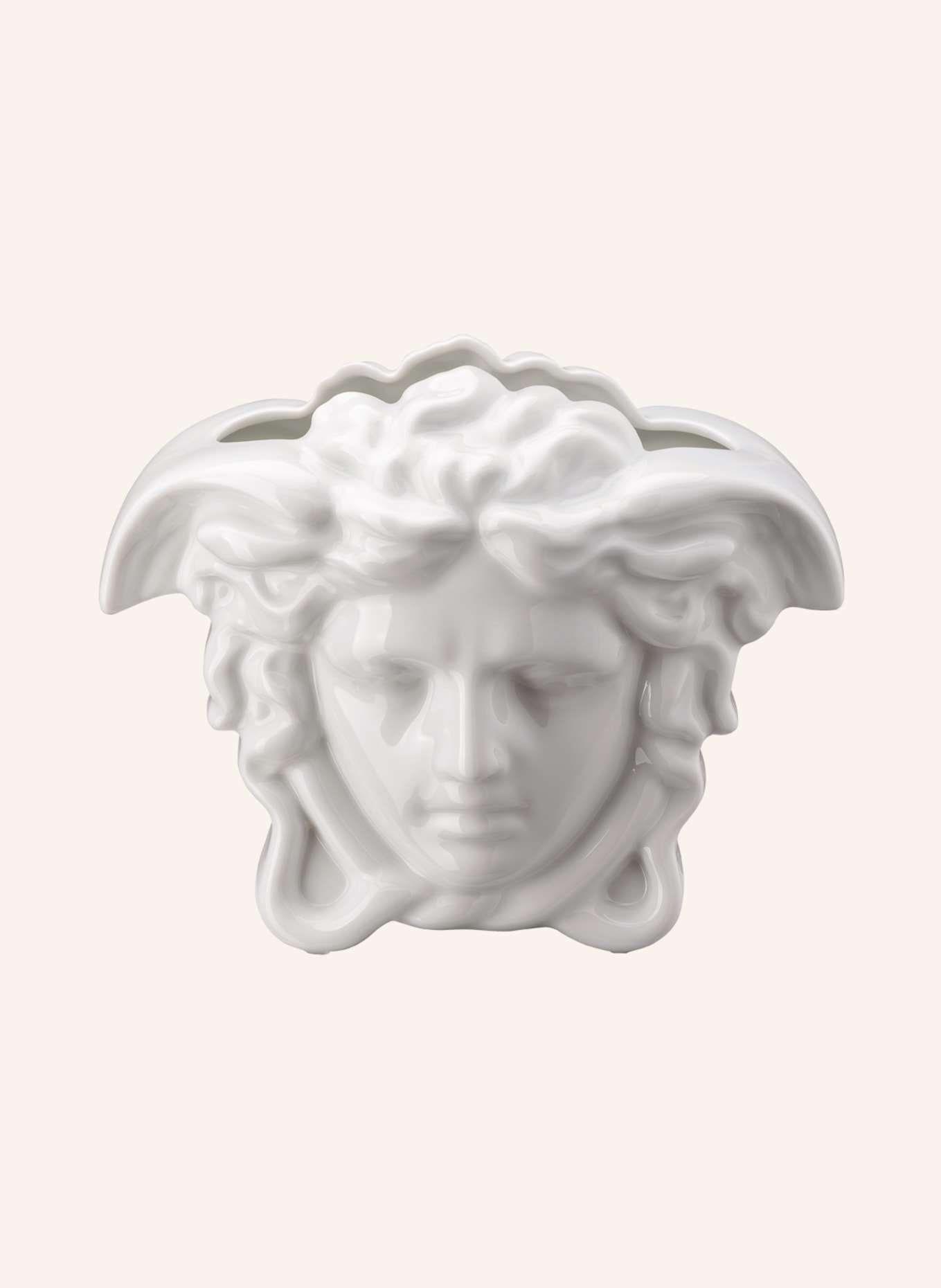 Rosenthal meets VERSACE Vase MEDUSA GRANDE WHITE, Farbe: WEISS (Bild 1)