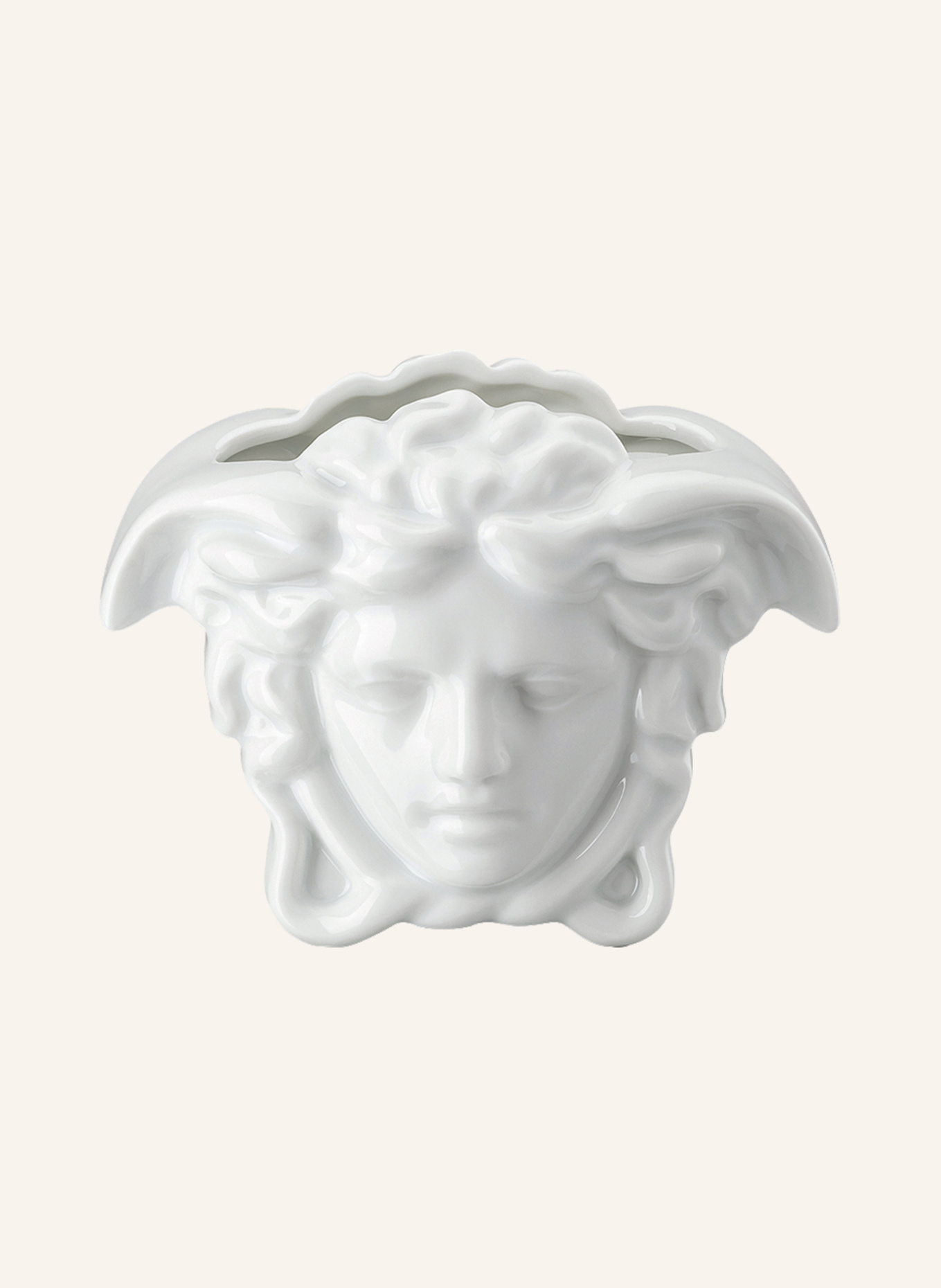 Rosenthal meets VERSACE Vase MEDUSA GRANDE WHITE, Farbe: WEISS (Bild 1)