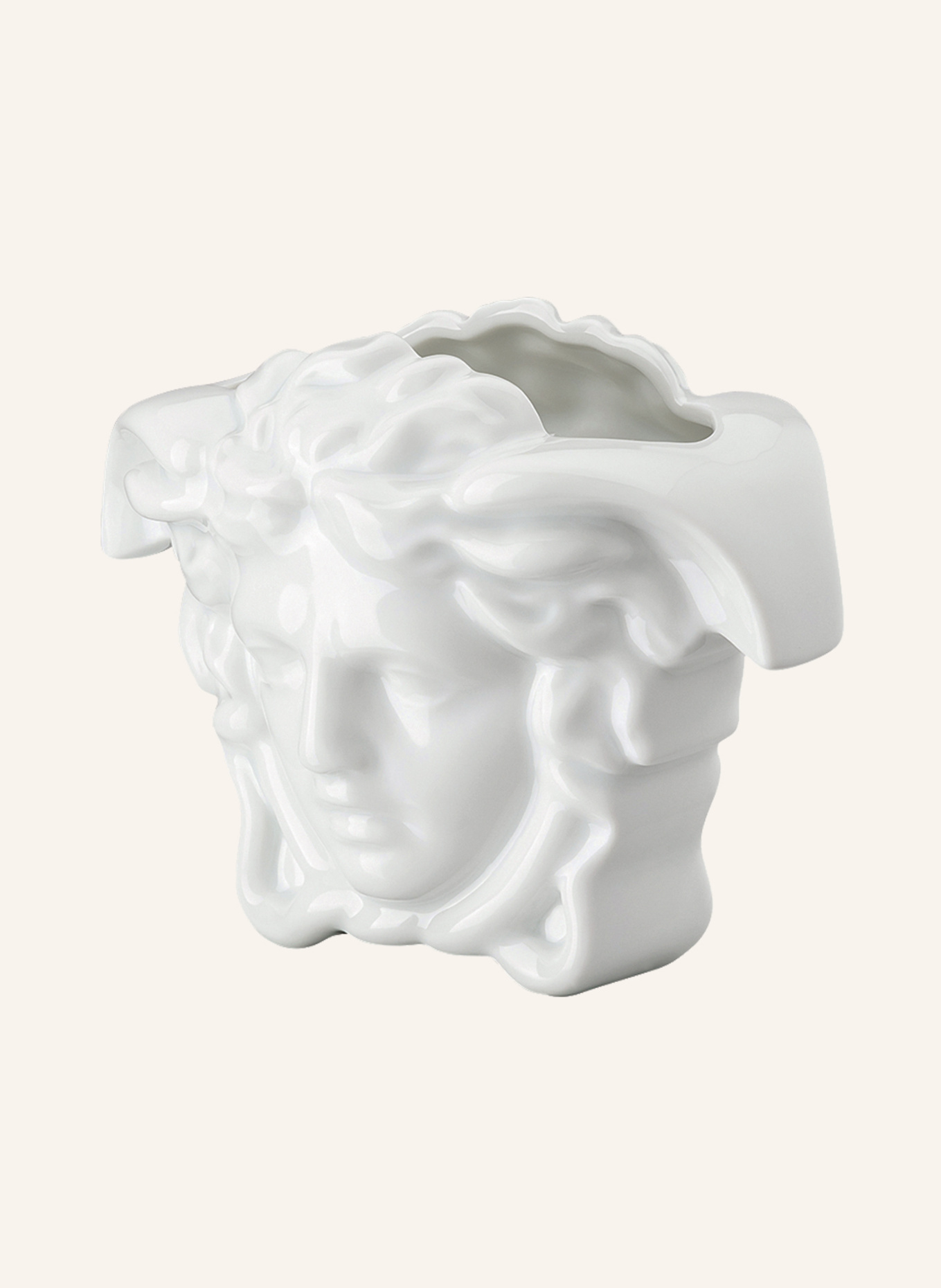 Rosenthal meets VERSACE Vase MEDUSA GRANDE WHITE, Farbe: WEISS (Bild 2)