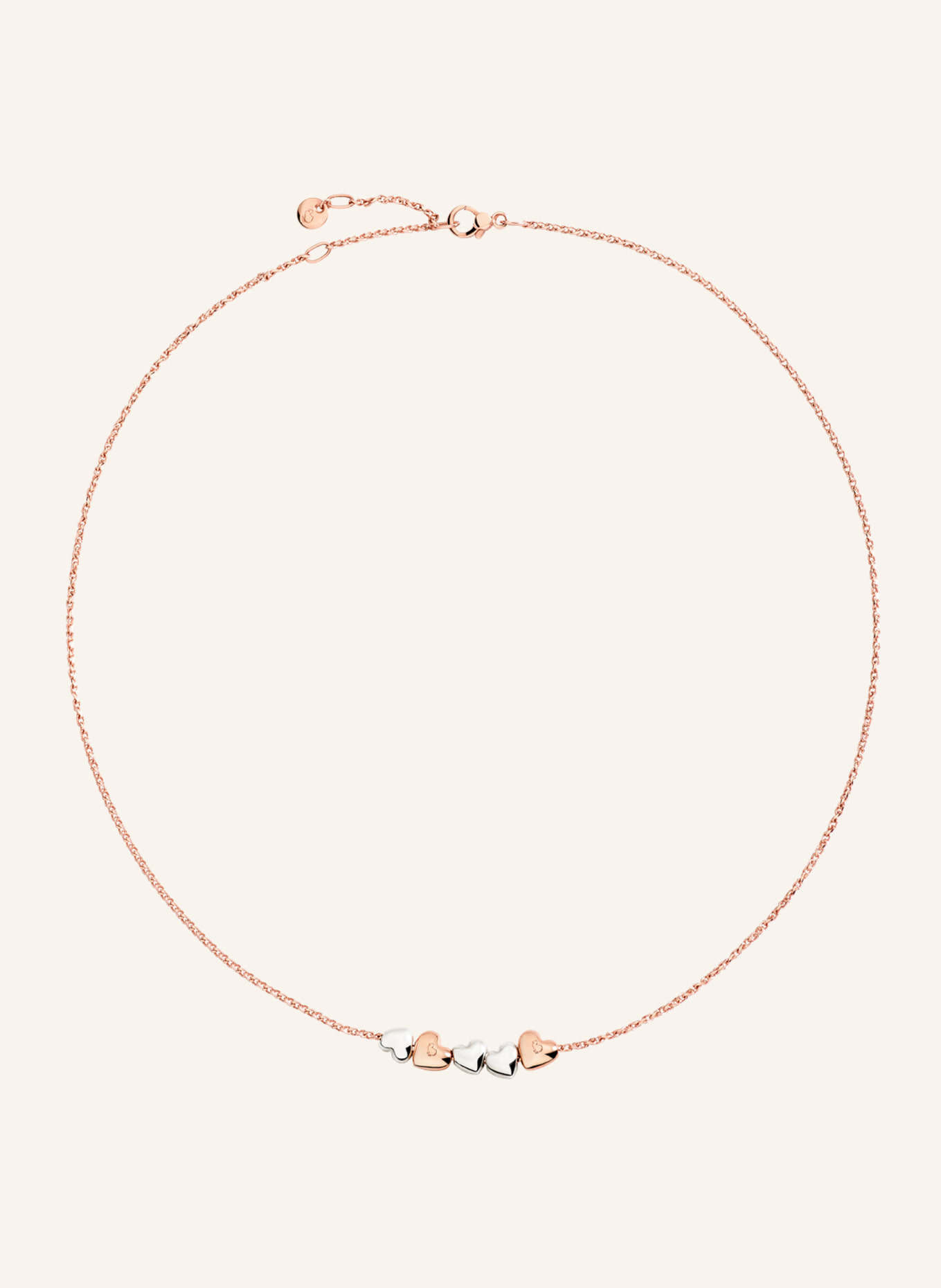 DoDo Halskette CUORE: ROSÉGOLD