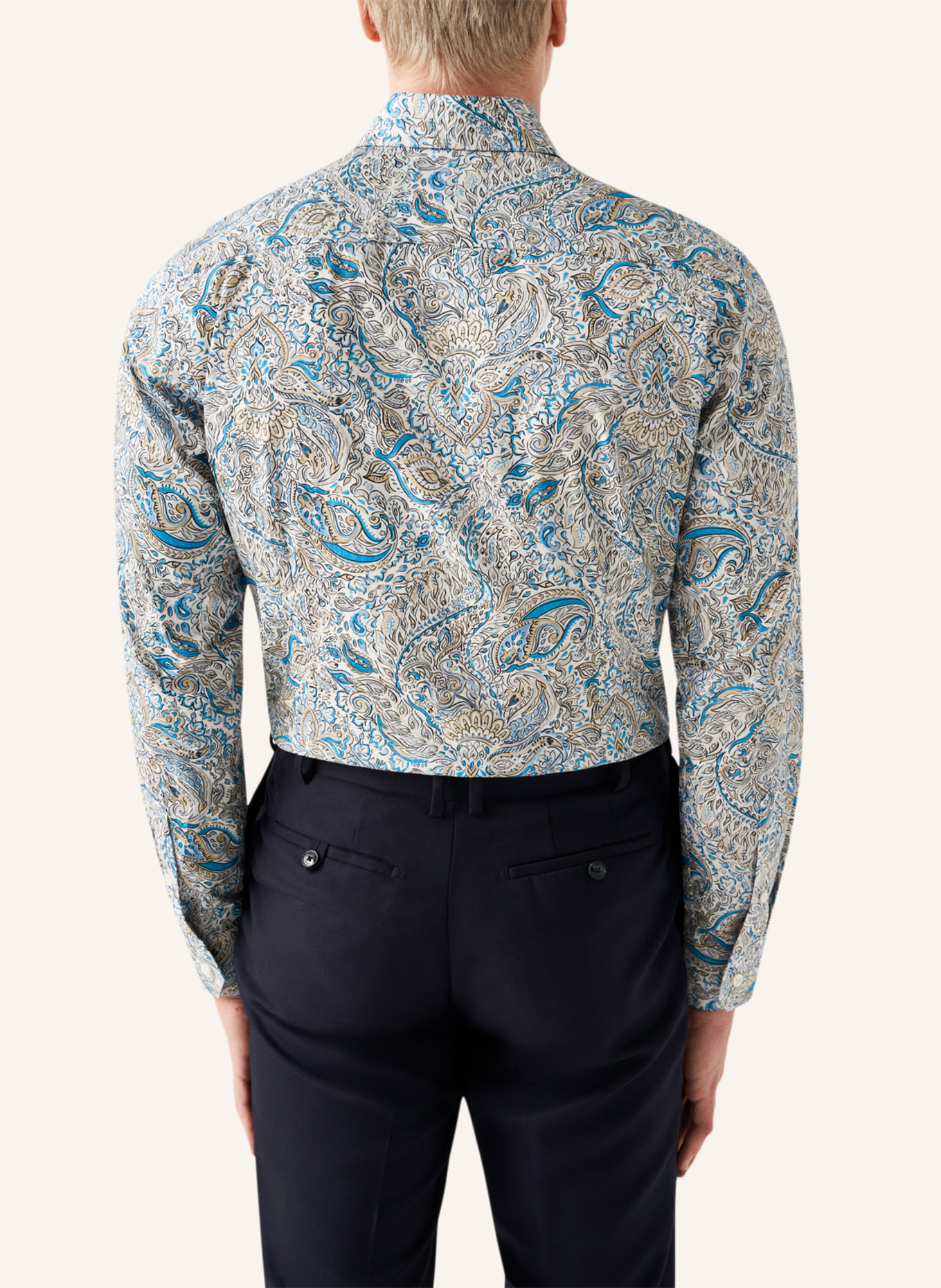 ETON Contemporary fit Fine-Twill-Hemd, Farbe: BLAU (Bild 2)