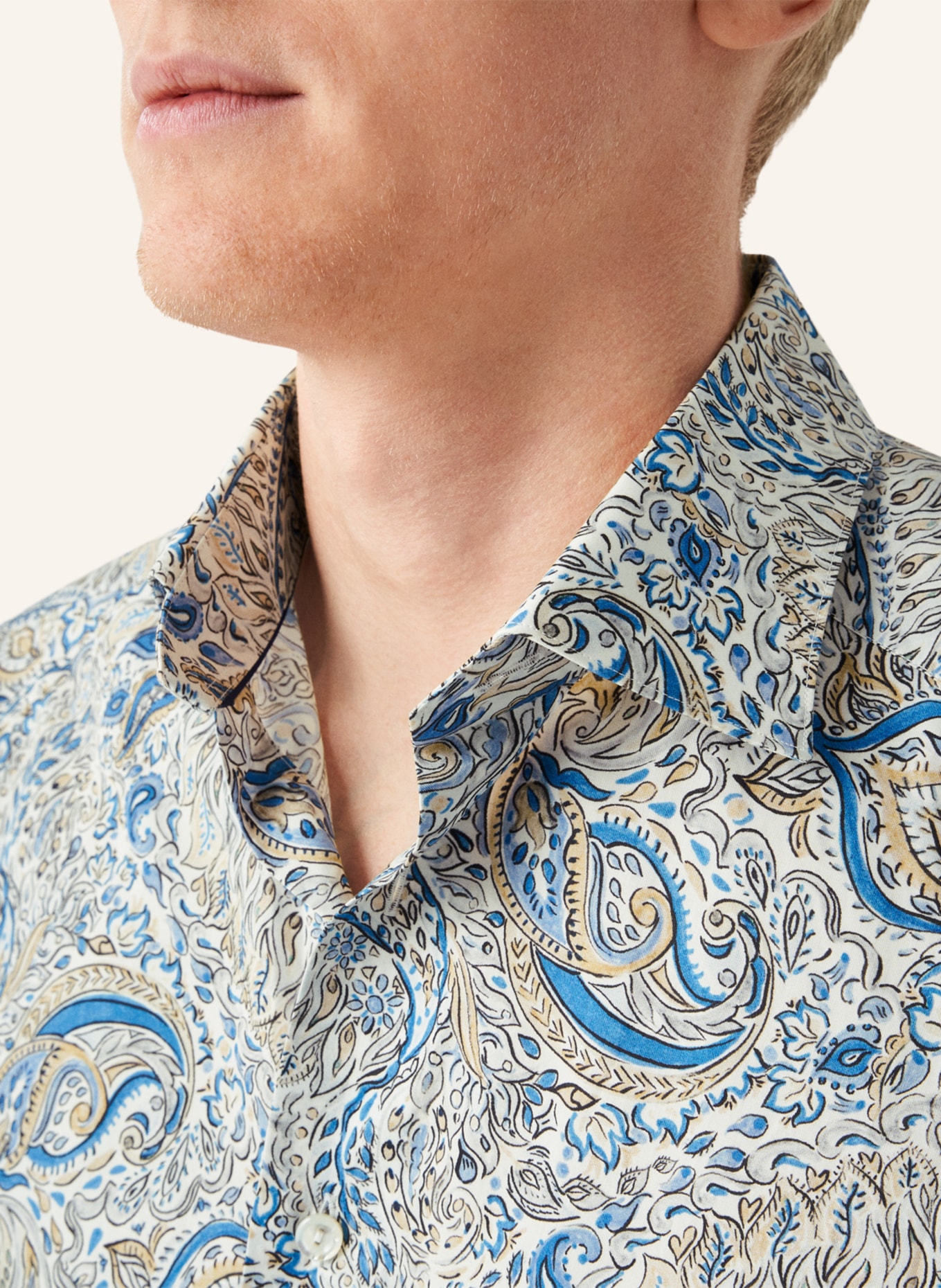 ETON Contemporary fit Fine-Twill-Hemd, Farbe: BLAU (Bild 3)