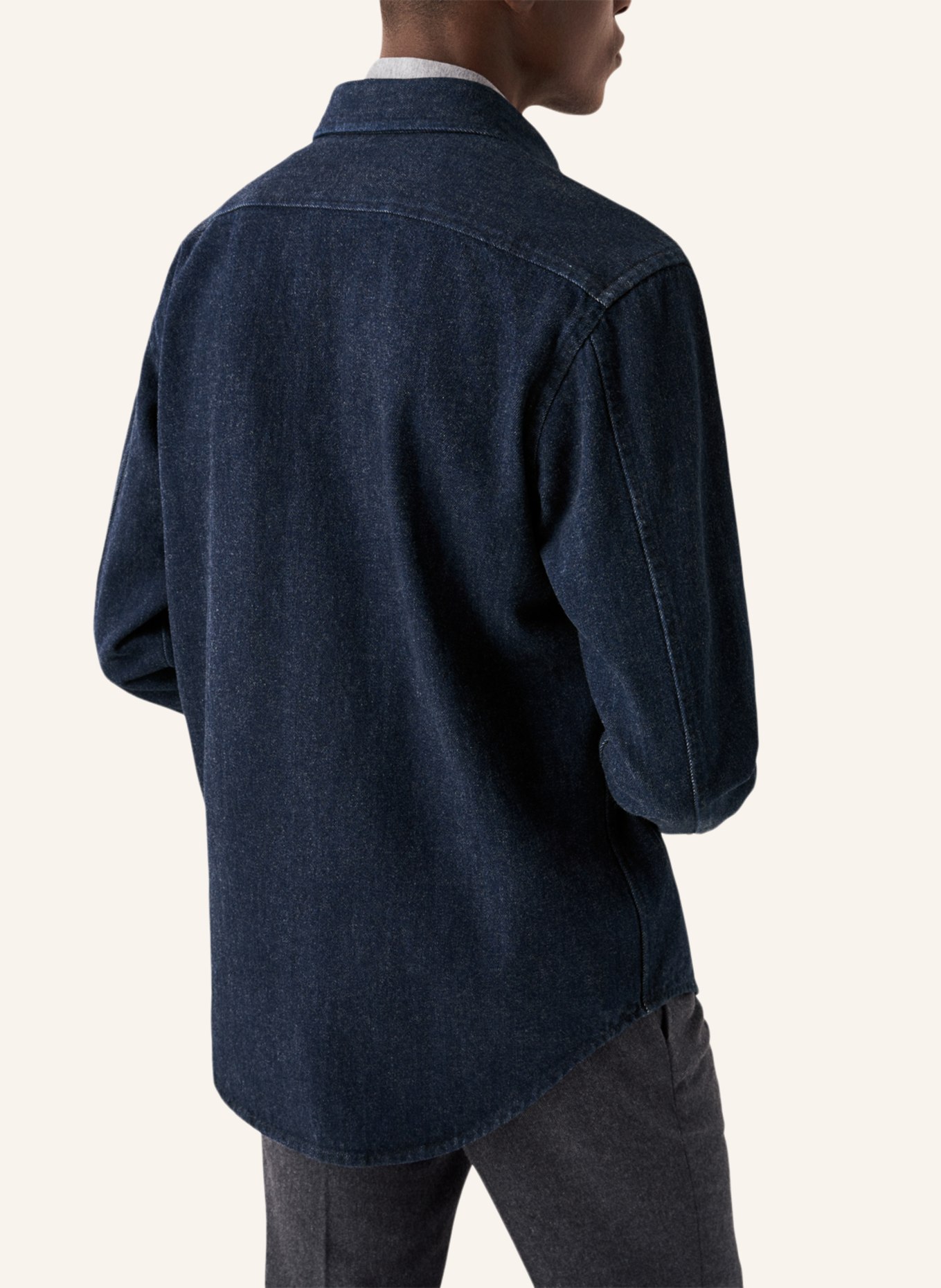 ETON Denim-Overshirt, Farbe: DUNKELBLAU (Bild 2)