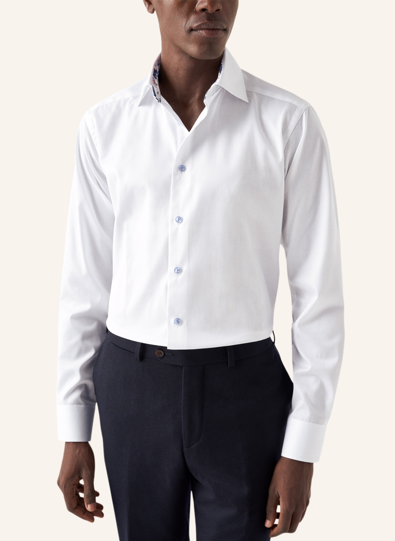 ETON Slim fit Signature-Twill-Hemd, Farbe: WEISS (Bild 5)