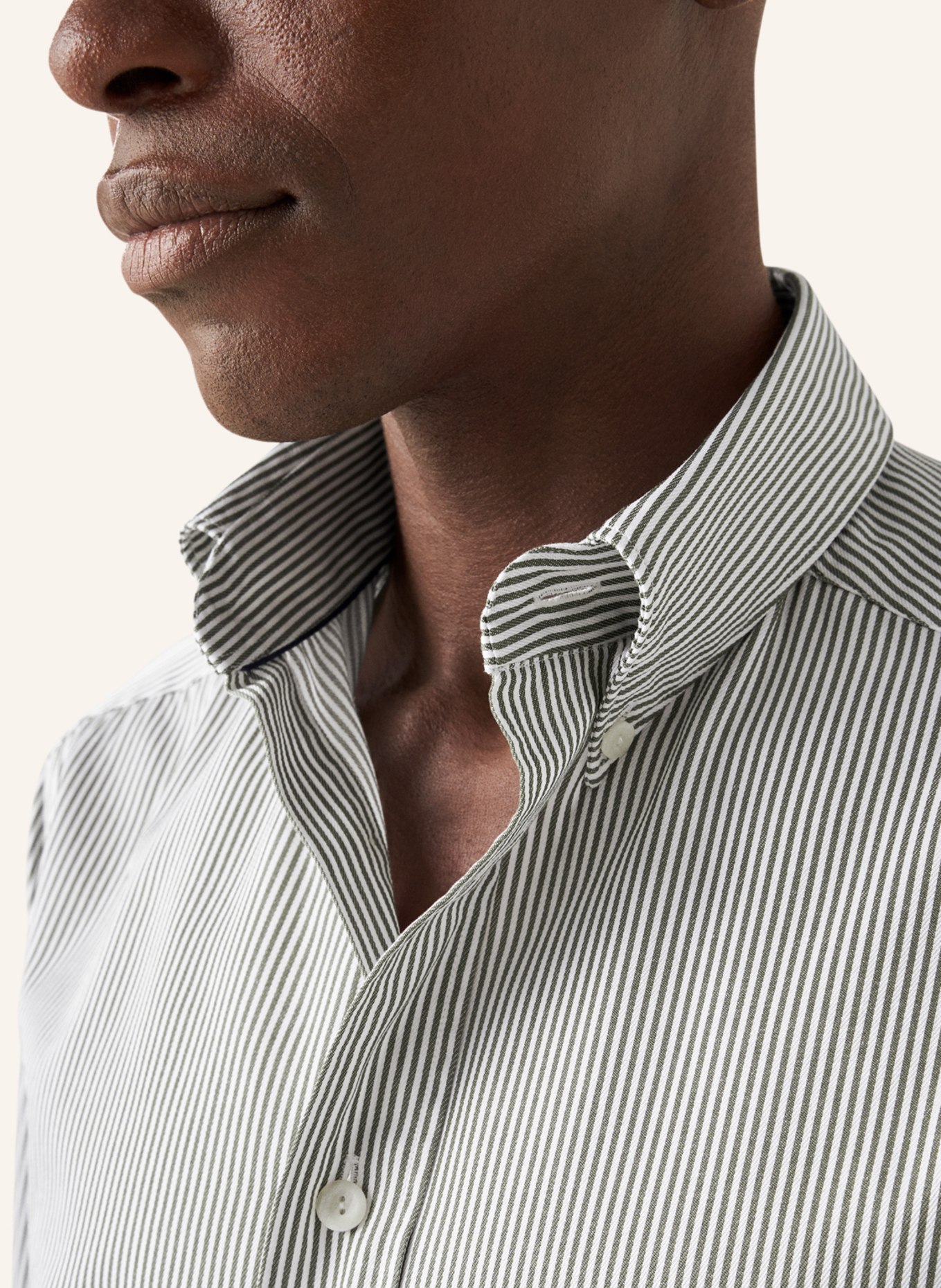 ETON Slim fit Twill-Hemd, Farbe: DUNKELGRÜN (Bild 3)