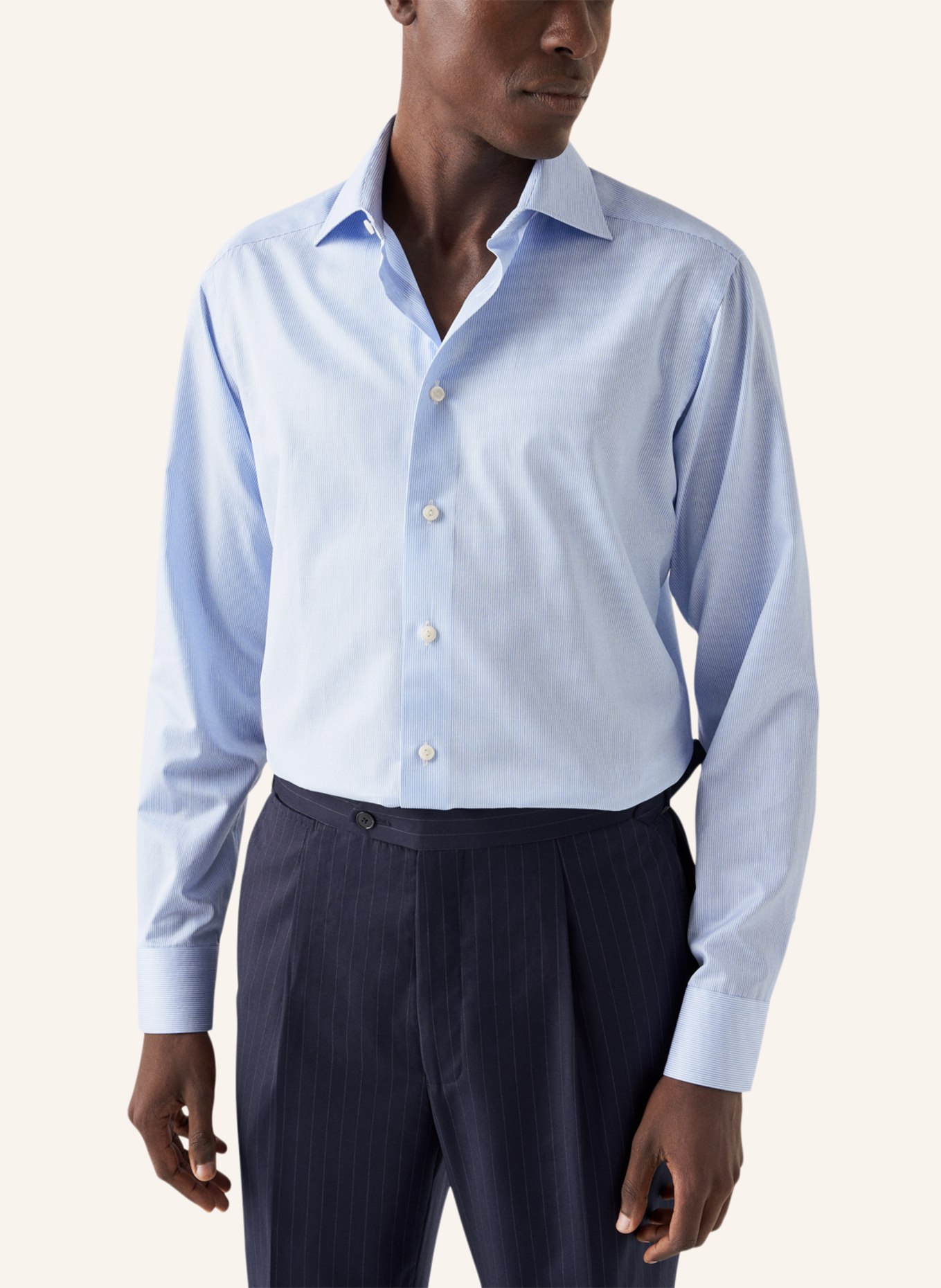 ETON Contemporary fit Signature-Twill-Hemd, Farbe: BLAU (Bild 5)