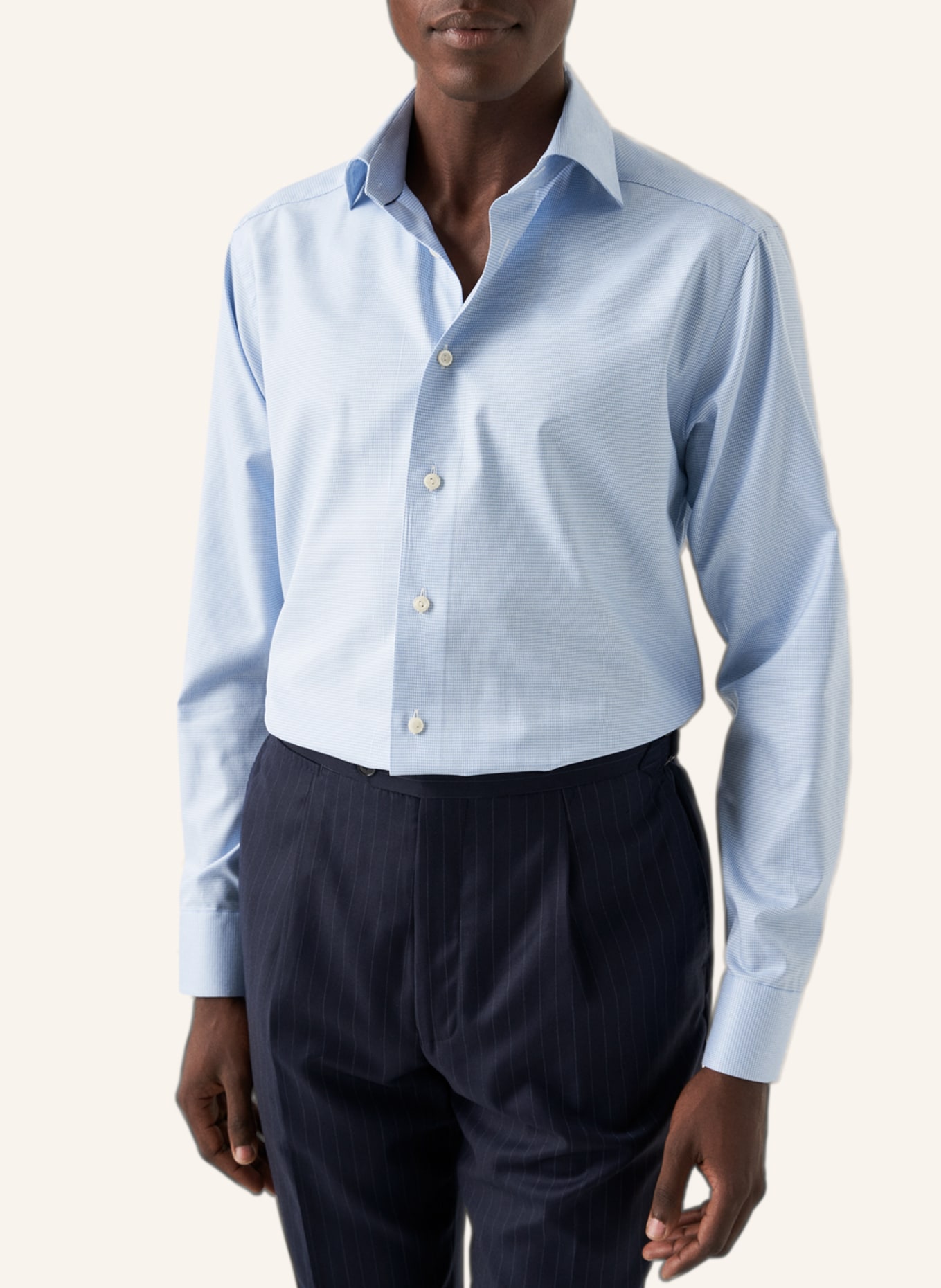 ETON Contemporary fit Hemd aus Baumwoll-TENCEL™-Stretch, Farbe: BLAU (Bild 5)