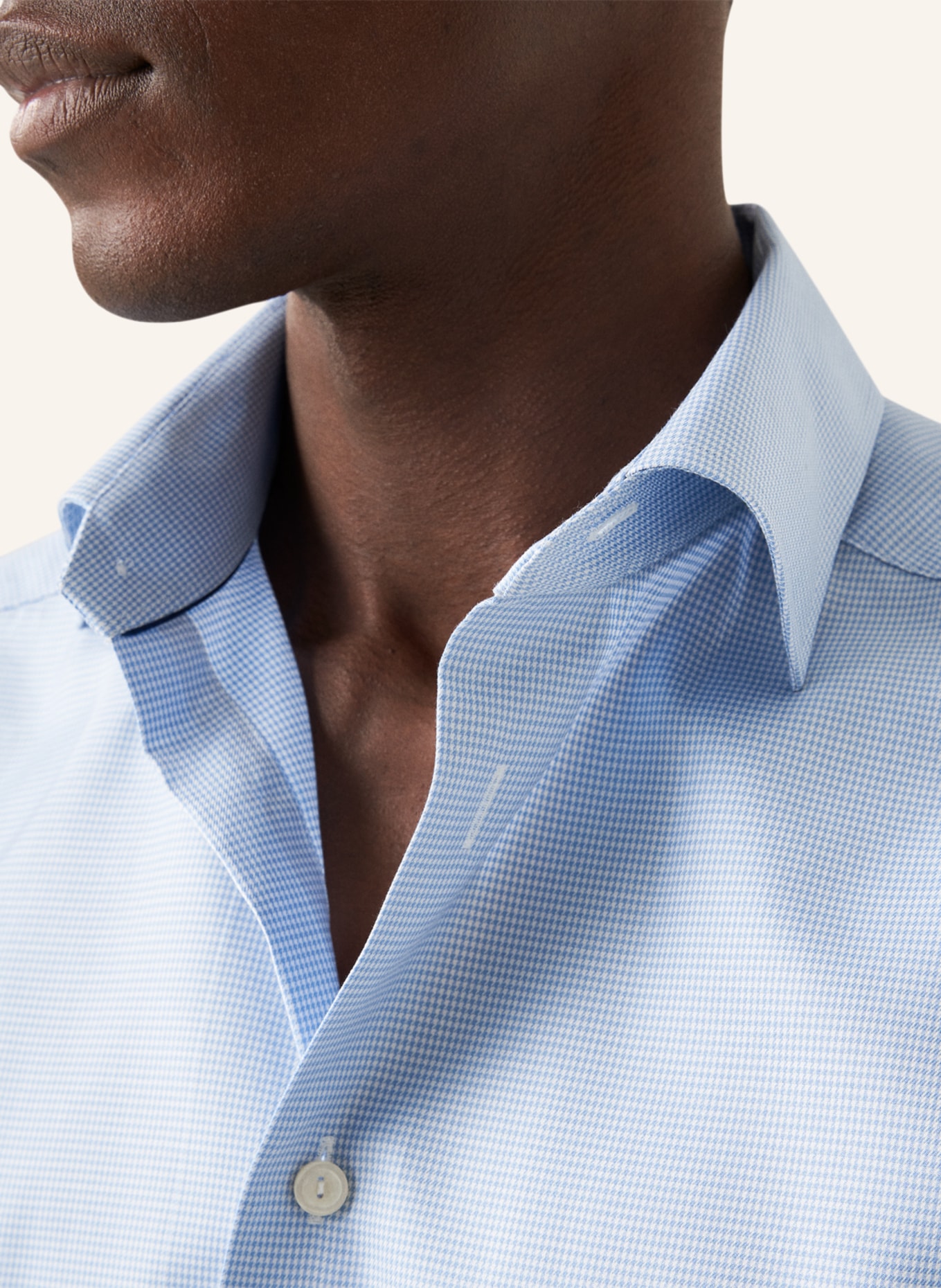 ETON Slim fit Hemd aus Baumwoll-TENCEL™-Stretch, Farbe: BLAU (Bild 3)