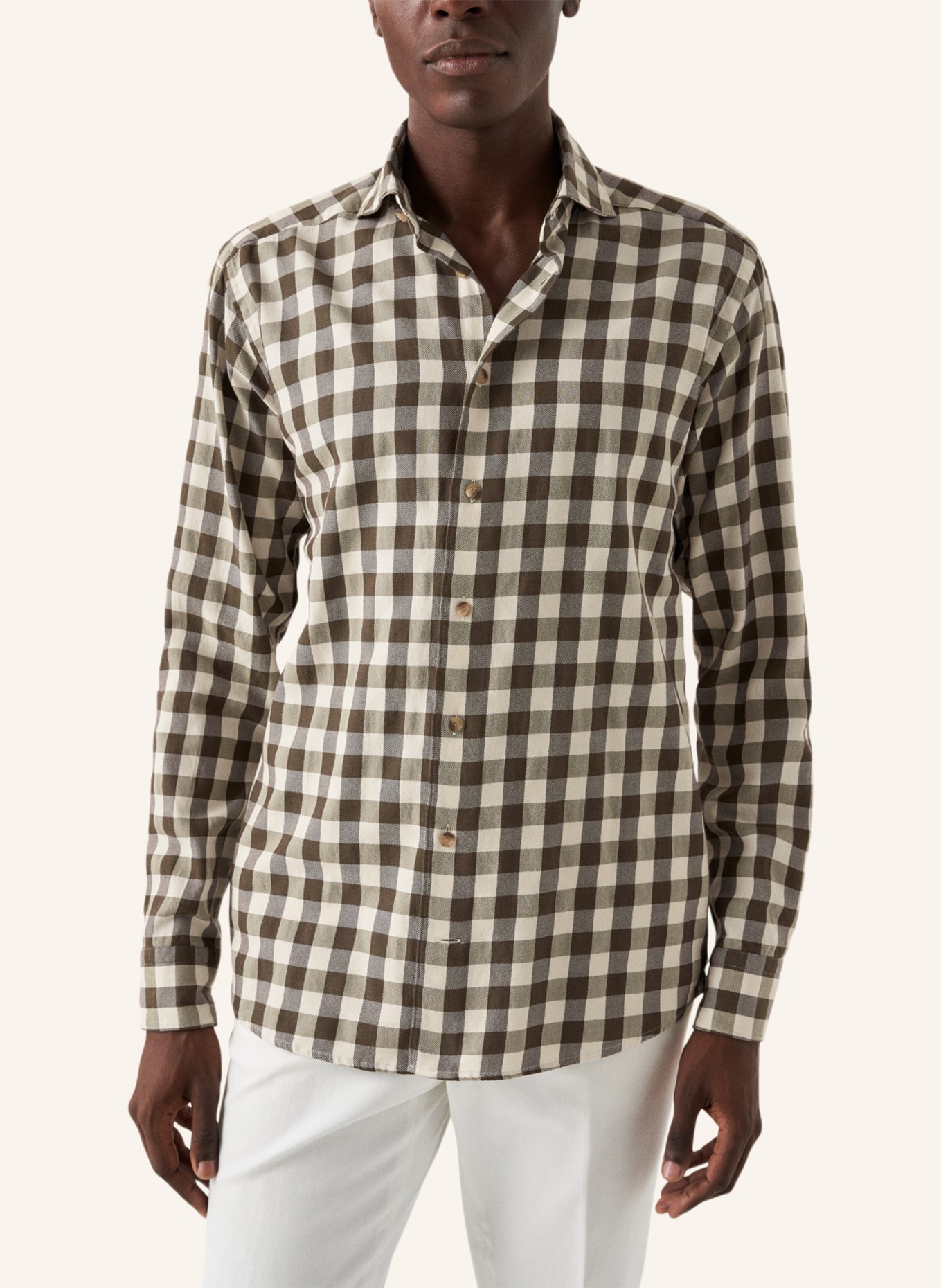 ETON Slim fit Twill-Hemd, Farbe: DUNKELGRÜN (Bild 5)
