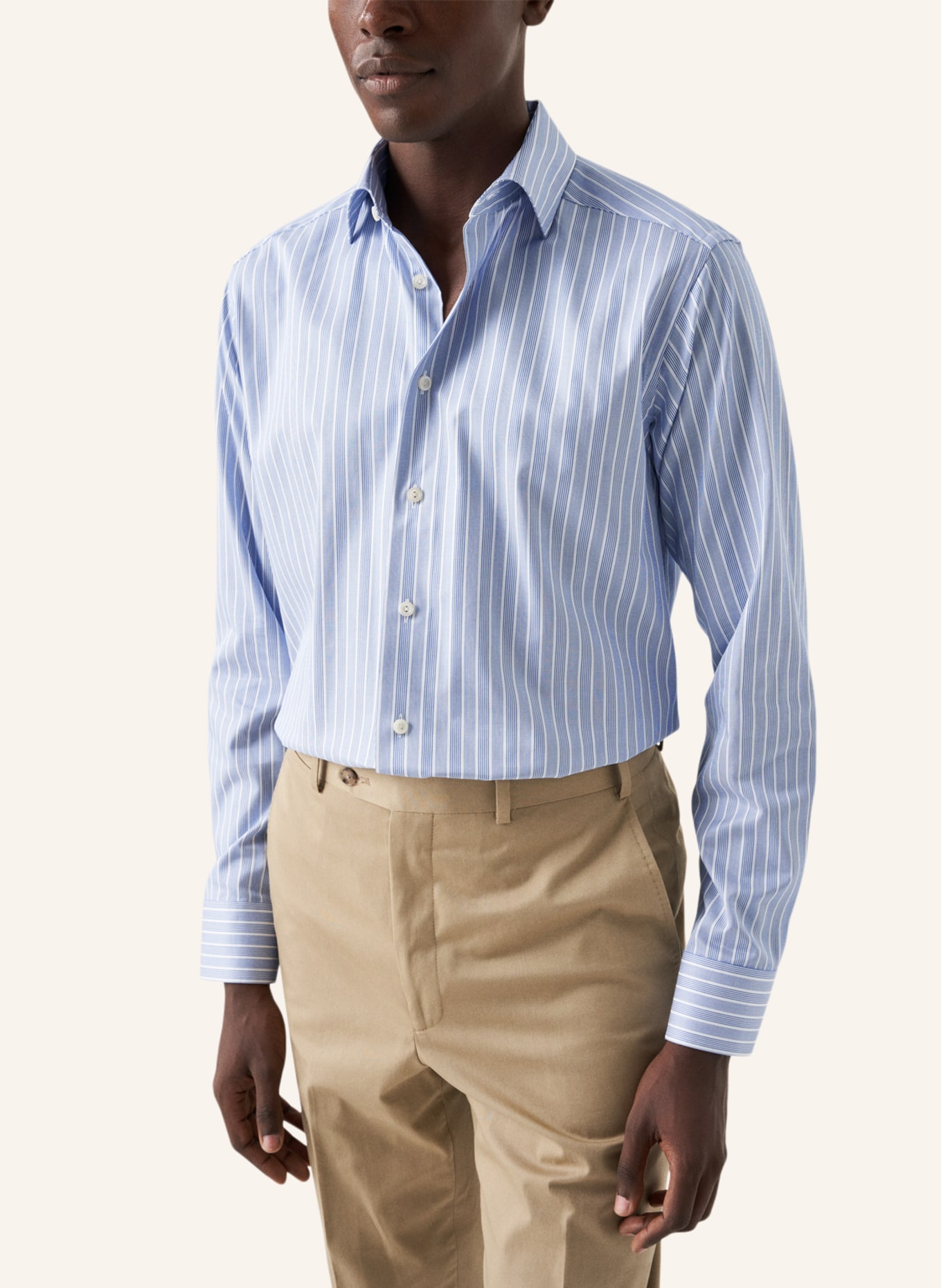 ETON Contemporary fit Hemd aus Baumwoll-TENCEL™-Stretch, Farbe: BLAU (Bild 5)