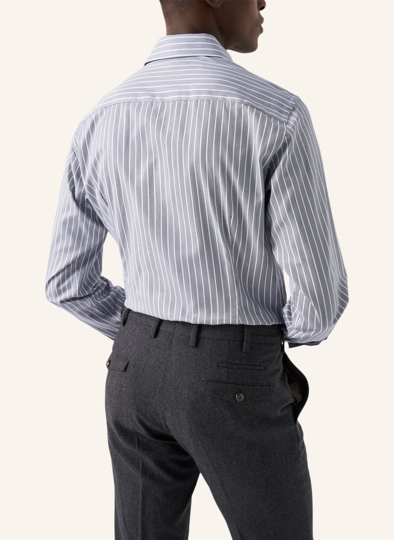 ETON Contemporary fit Hemd aus Baumwoll-TENCEL™-Stretch, Farbe: SCHWARZ (Bild 2)