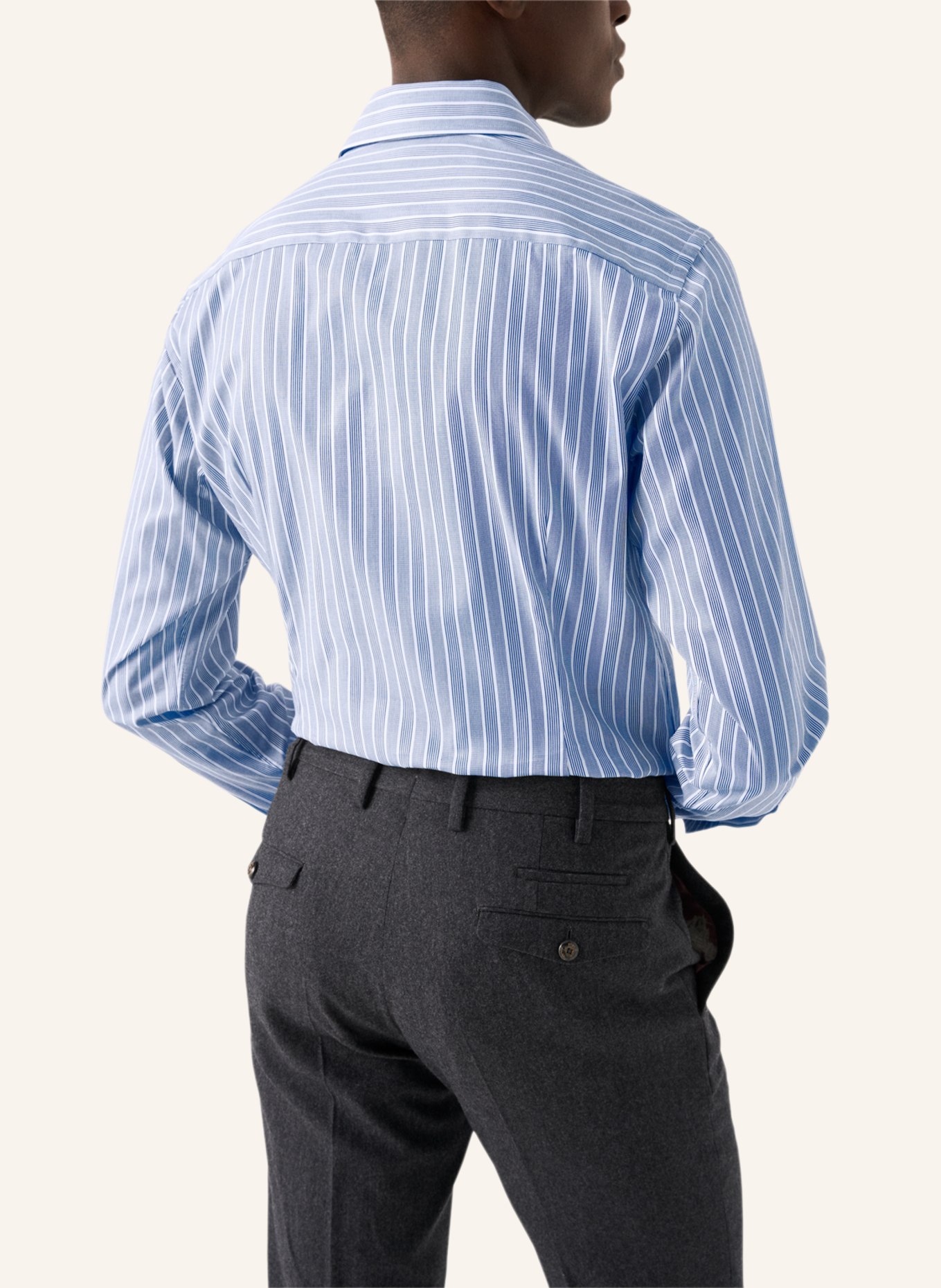 ETON Contemporary fit Hemd aus Baumwoll-TENCEL™-Stretch, Farbe: BLAU (Bild 2)