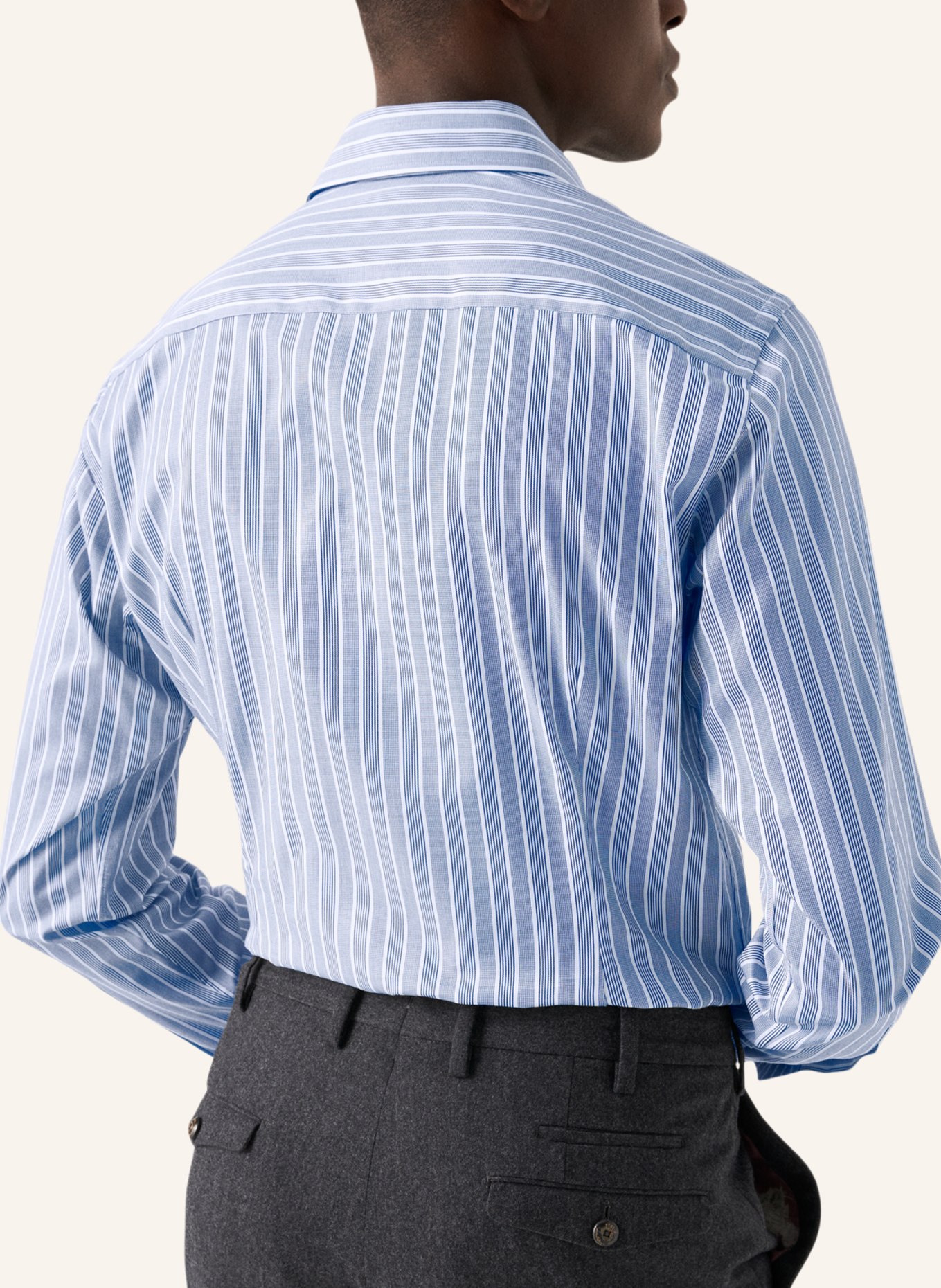 ETON Slim fit Hemd aus Baumwoll-TENCEL™-Stretch, Farbe: BLAU (Bild 2)
