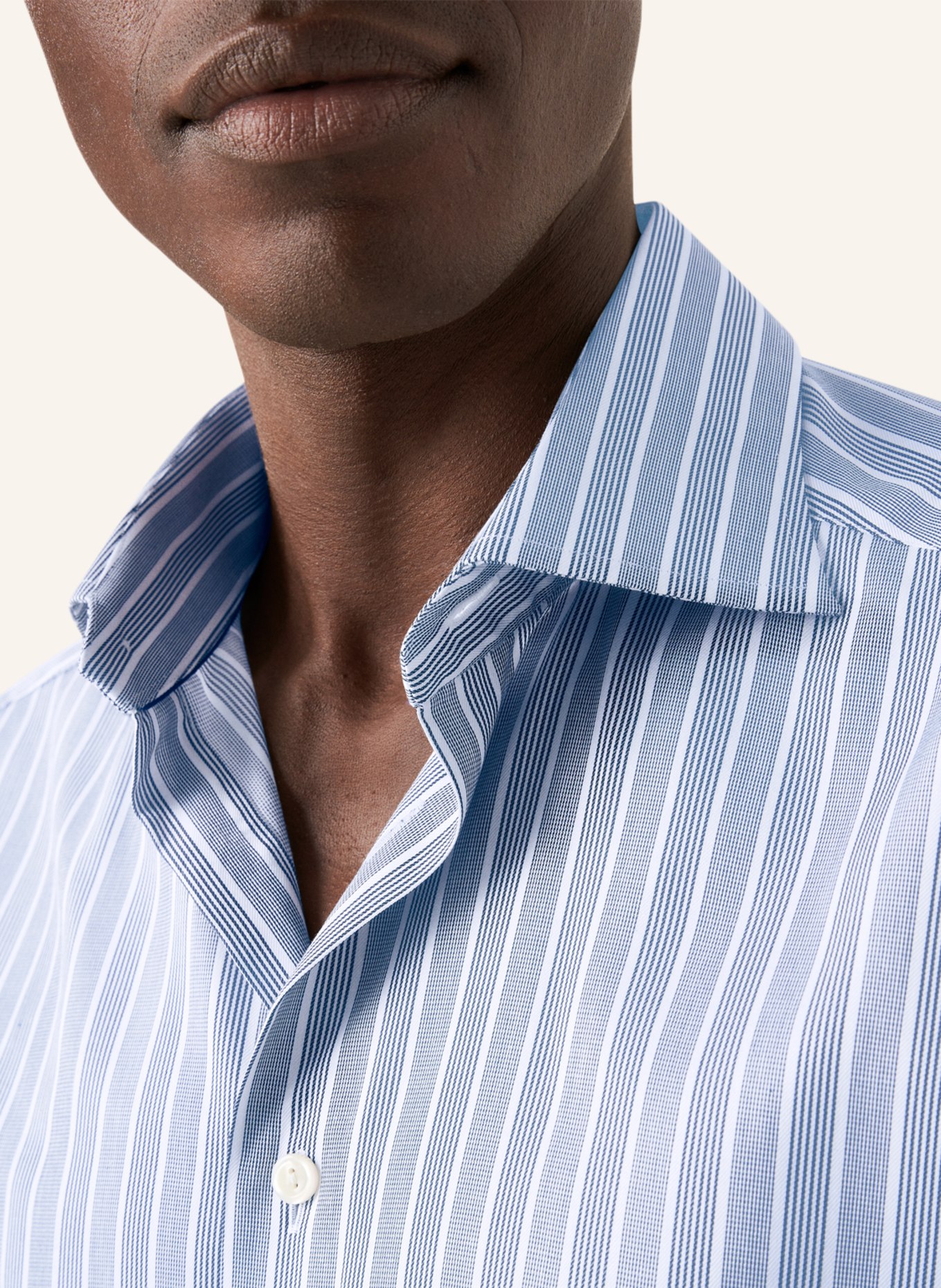 ETON Contemporary fit Hemd aus Baumwoll-TENCEL™-Stretch, Farbe: BLAU (Bild 3)